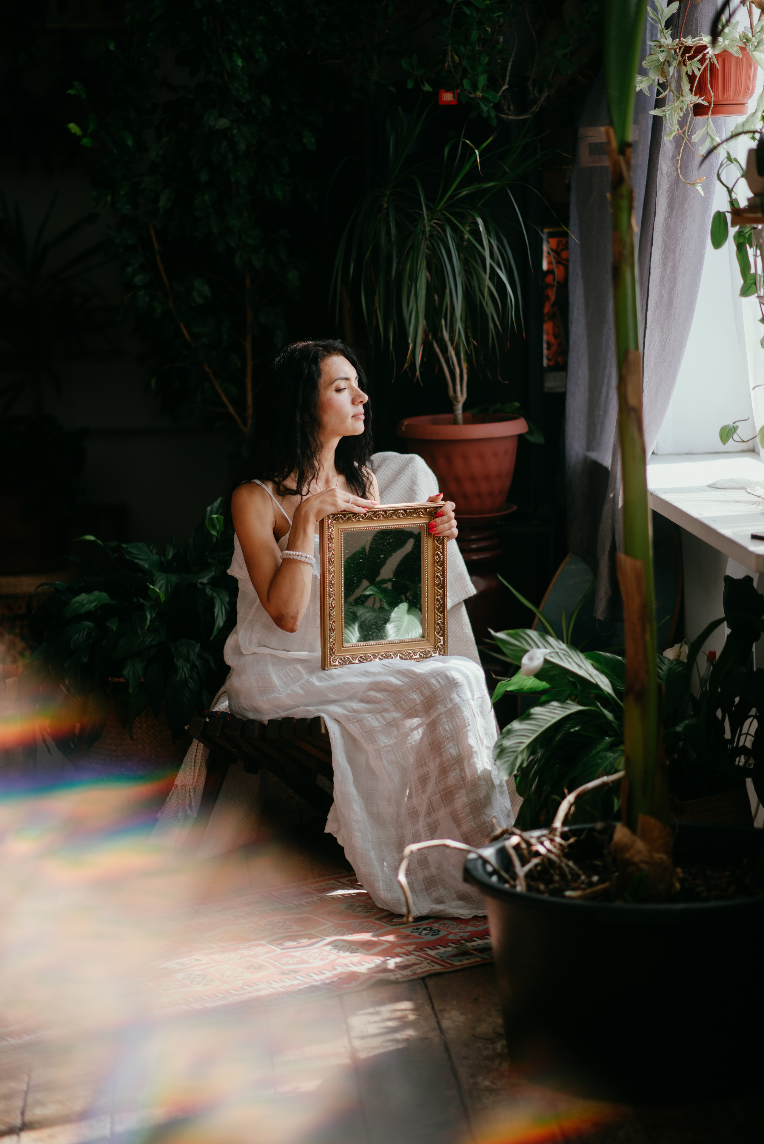 В оранжерее. Семейный и женский фотограф Лоо Краснодар Сочи Энем Татьяна Трибурт