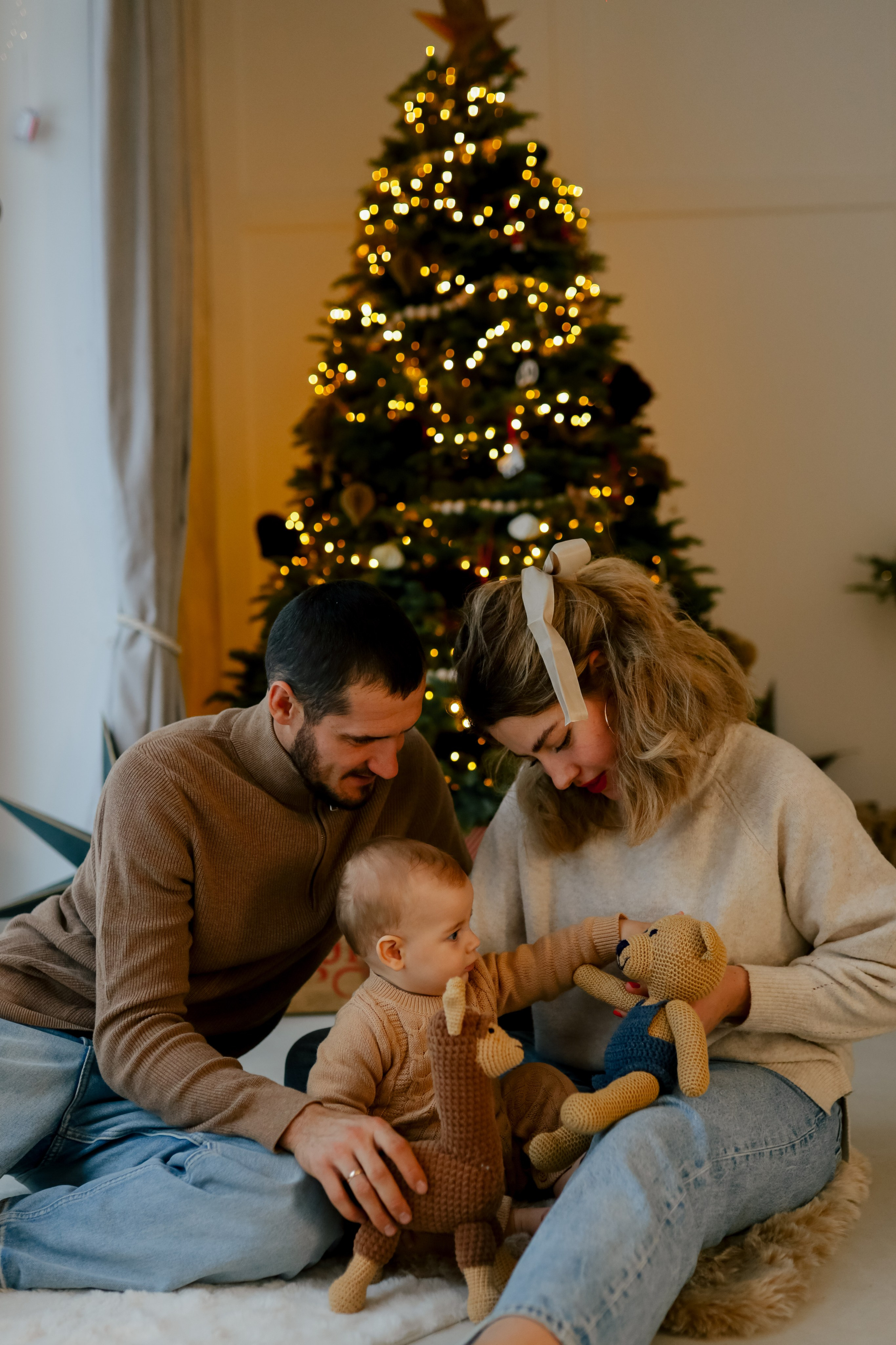 Теплое семейное новогоднее. Свадебный и семейный фотограф в Варшаве