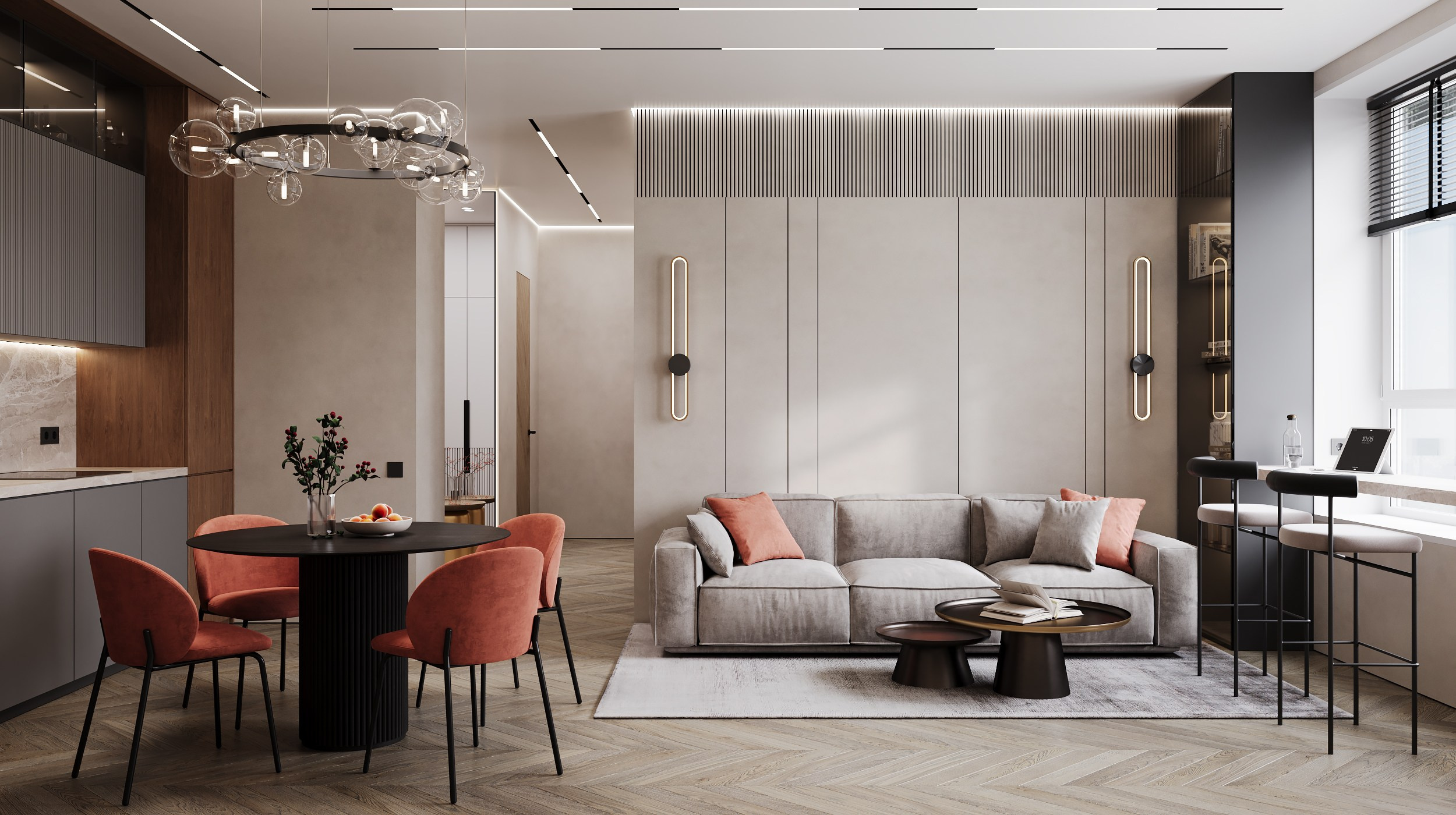 Проект ЖК Западный порт. Artstudio17 Дизайн-студия Ирины Чабан в Москве