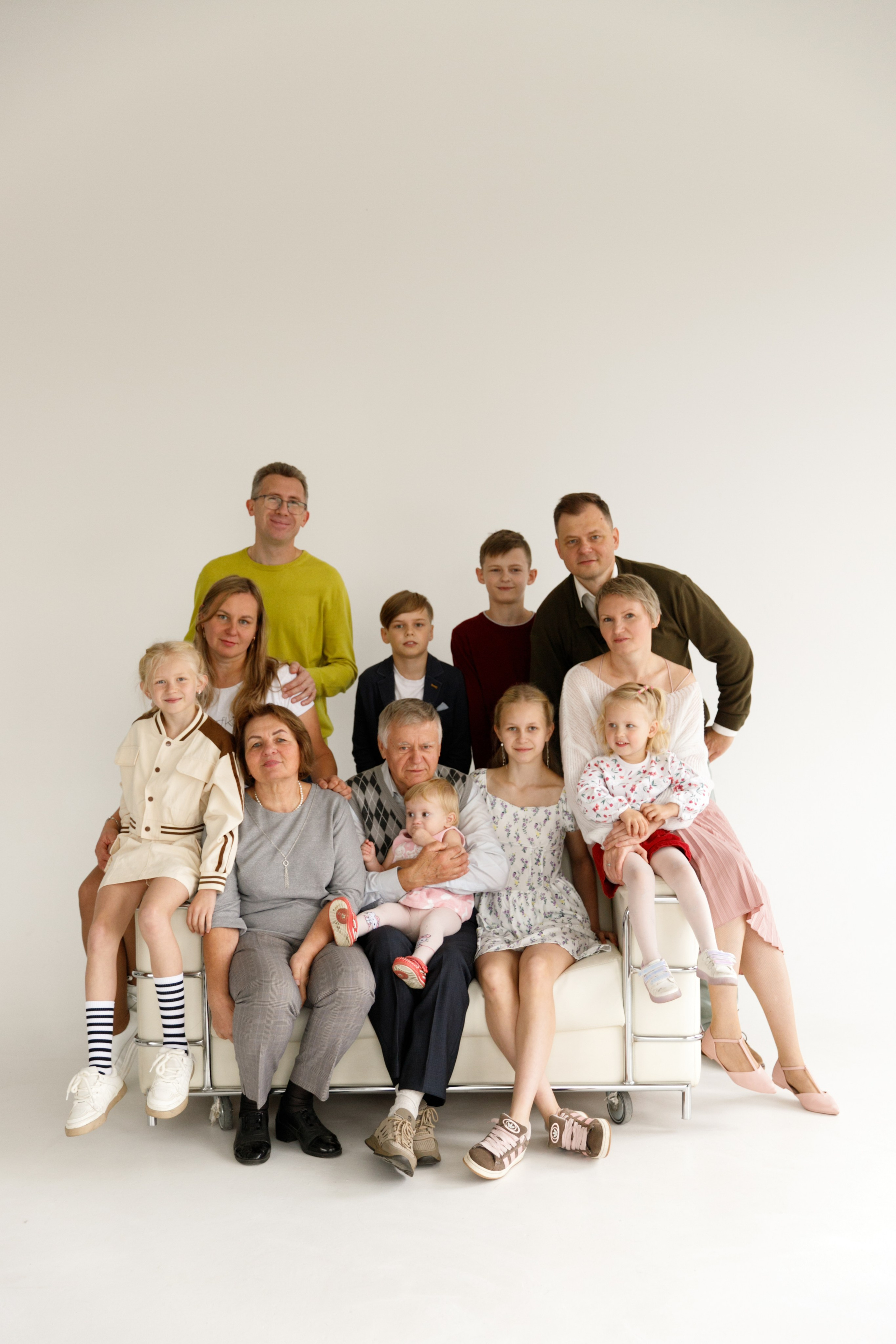 Дружная семья. Фотограф Москва и МО Анастасия Пясковская