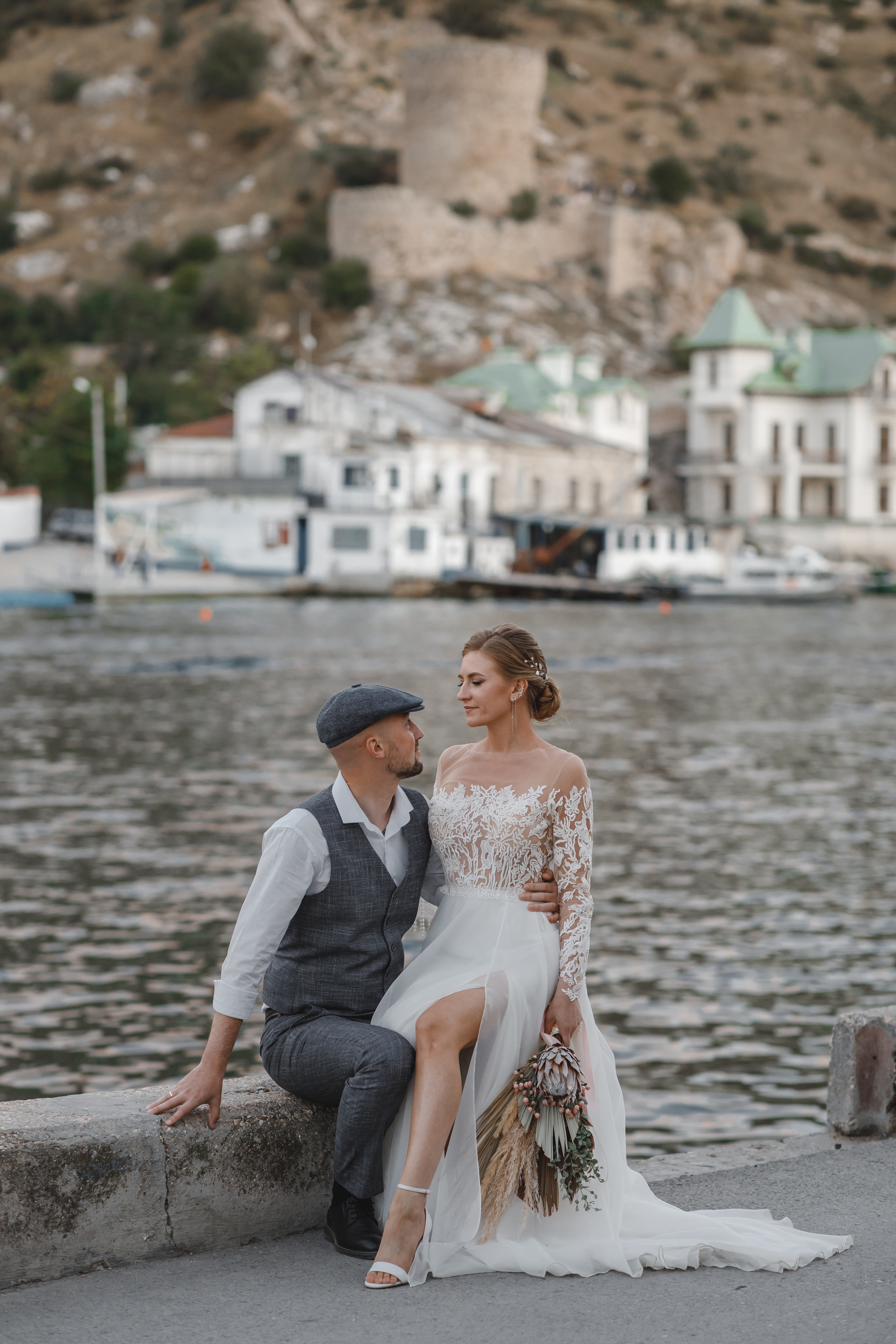 Ира и Максим фотосессия на Фиоленте и в Балаклаве. Свадебный фотограф в Крыму и Севастополе — Белов Виталий