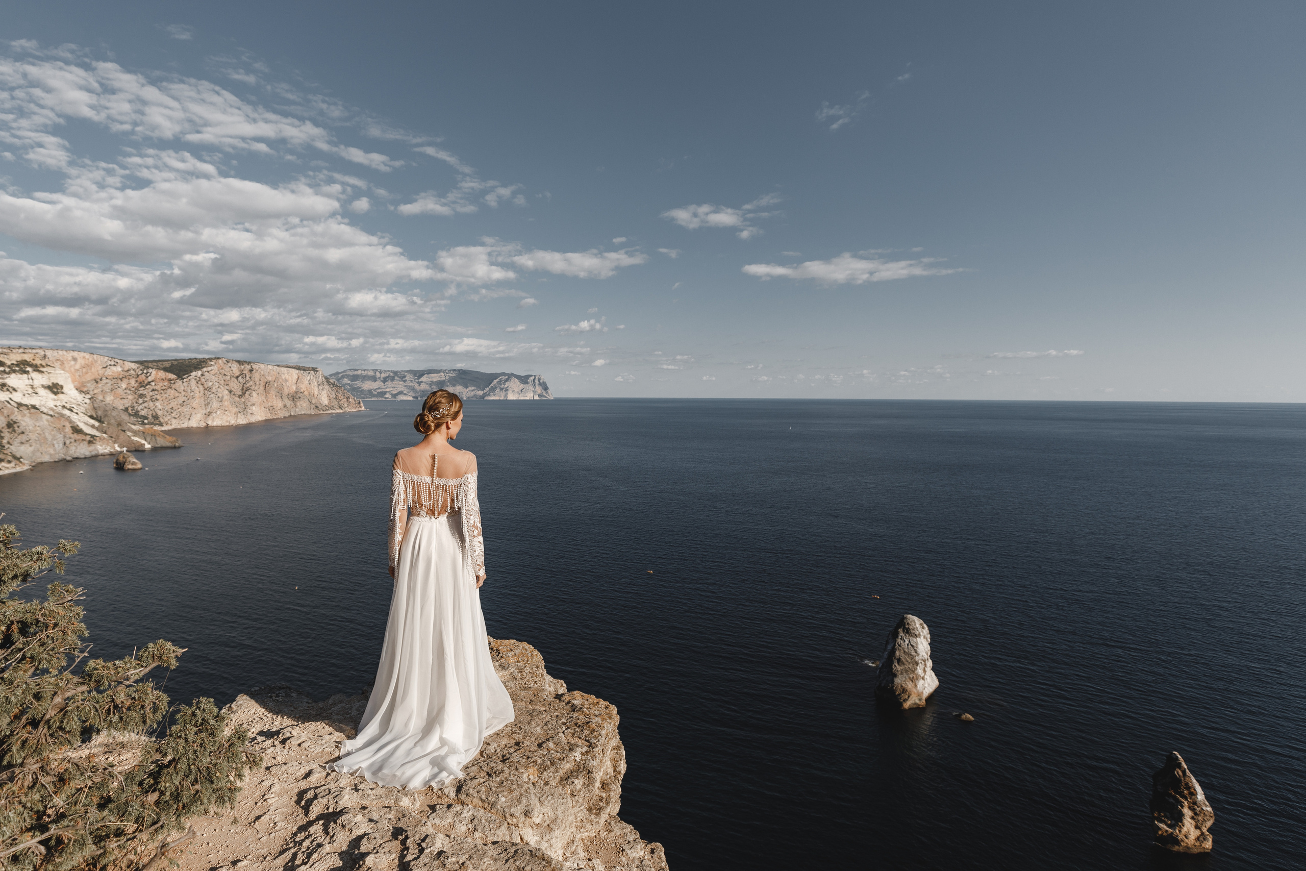 Ира и Максим фотосессия на Фиоленте и в Балаклаве. Свадебный фотограф в Крыму и Севастополе — Белов Виталий