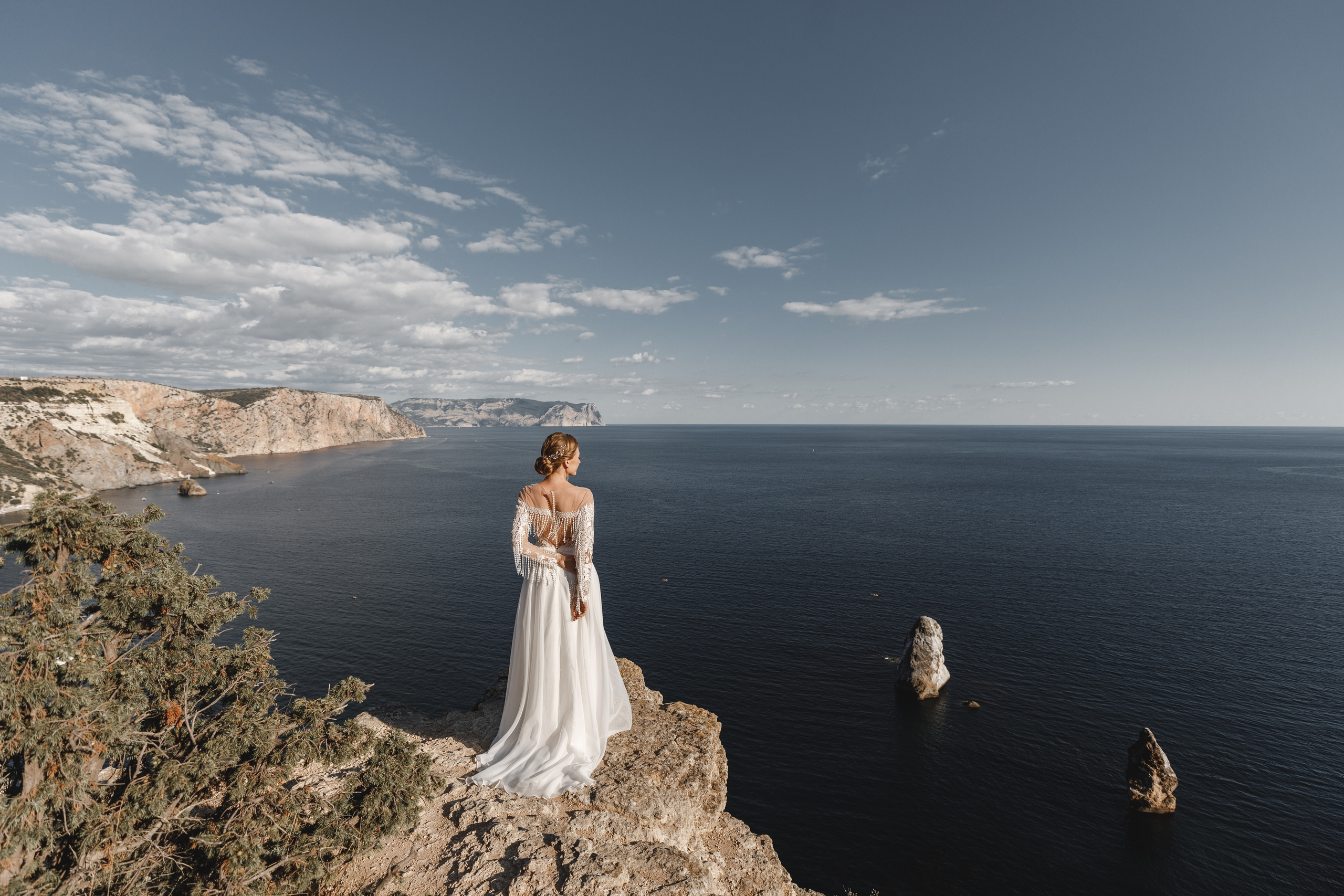 Ира и Максим фотосессия на Фиоленте и в Балаклаве. Свадебный фотограф в Крыму и Севастополе — Белов Виталий