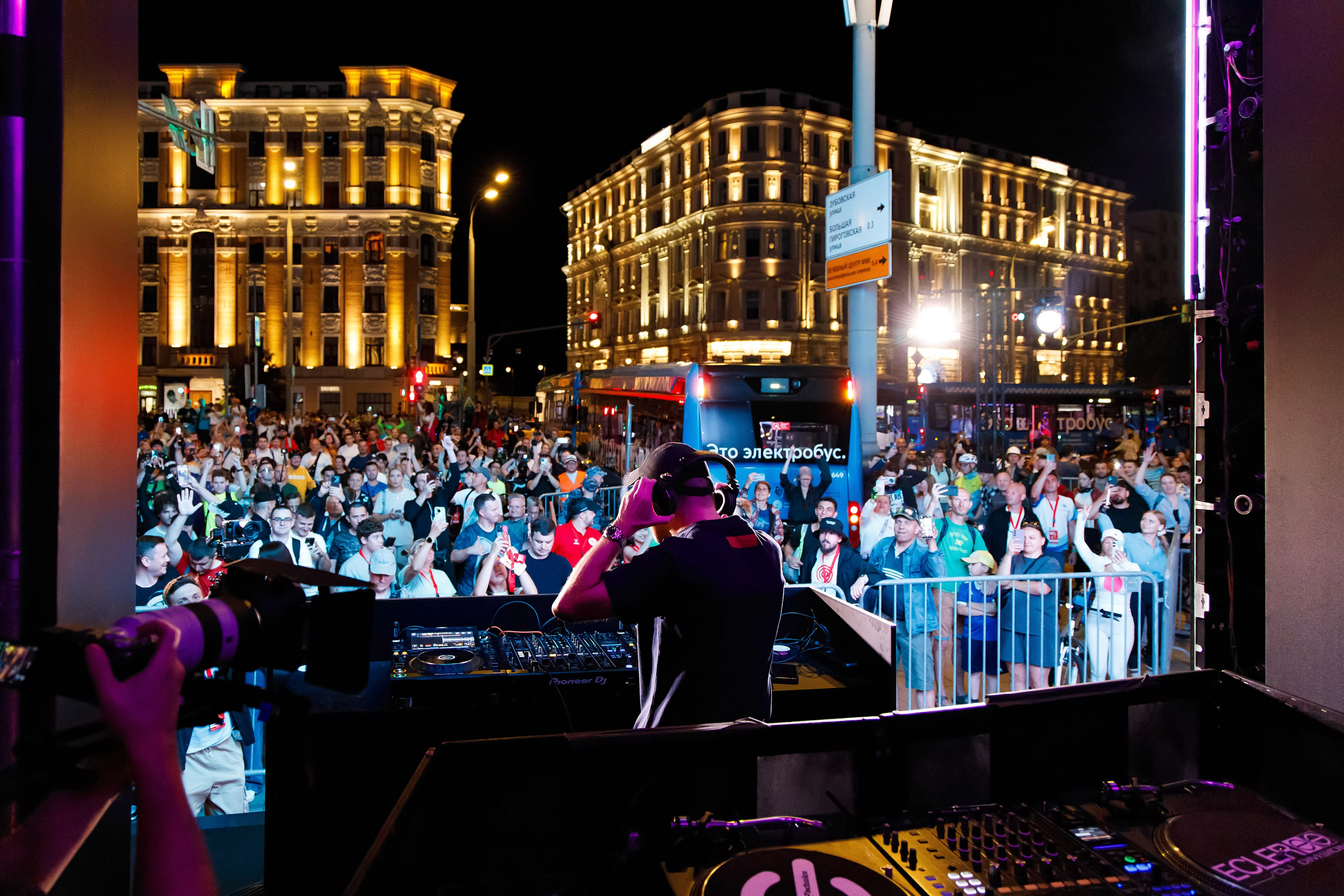 Московский ночной велофестиваль. Фотограф Сергей Склемин