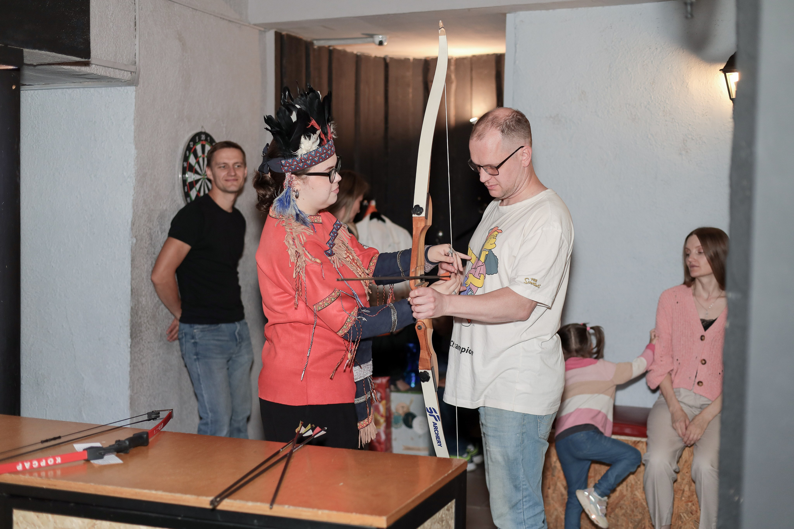 День рождение в стрелковом клубе. Фотограф Надршина Лилия