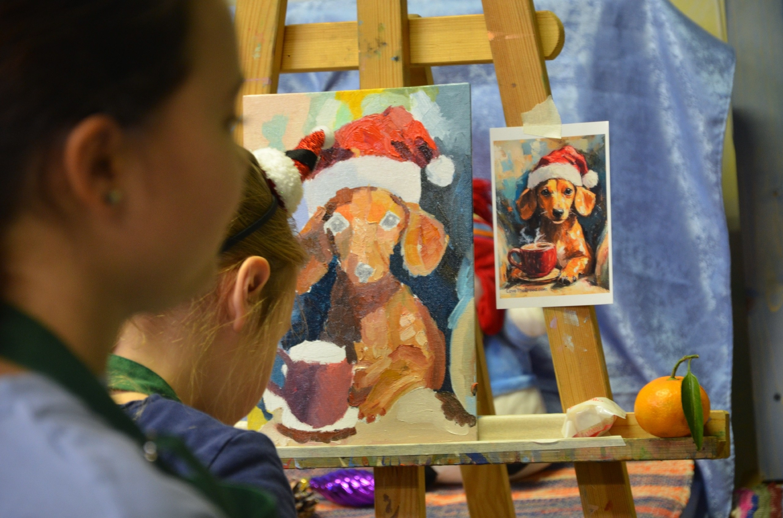 Мастер-класс по живописи масляными красками. Изостудия «Мы рисуем!» ♥ Южное Бутово, Москва