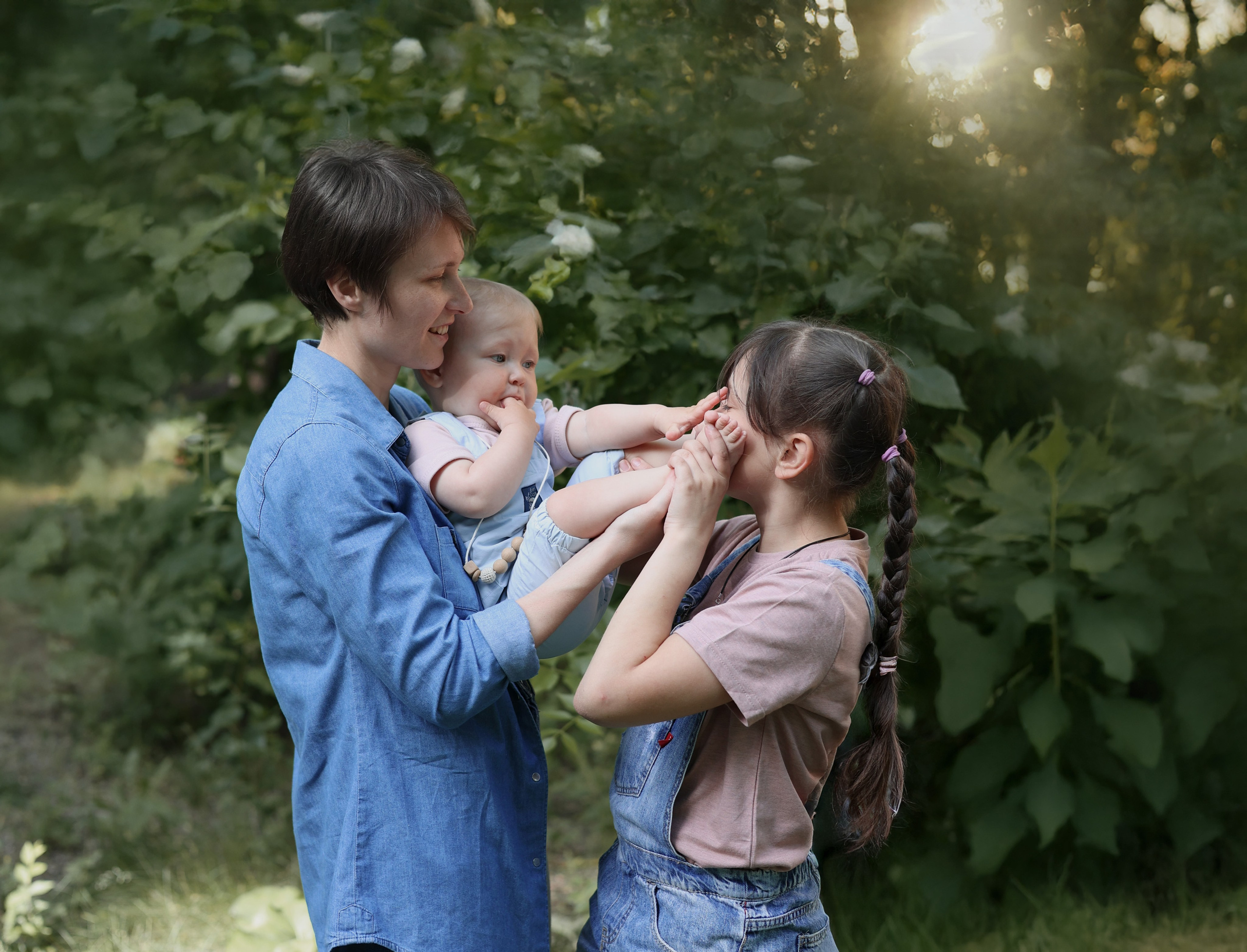 Мария с дочками. Женский и детский фотограф в Саратове Ольга Зиброва