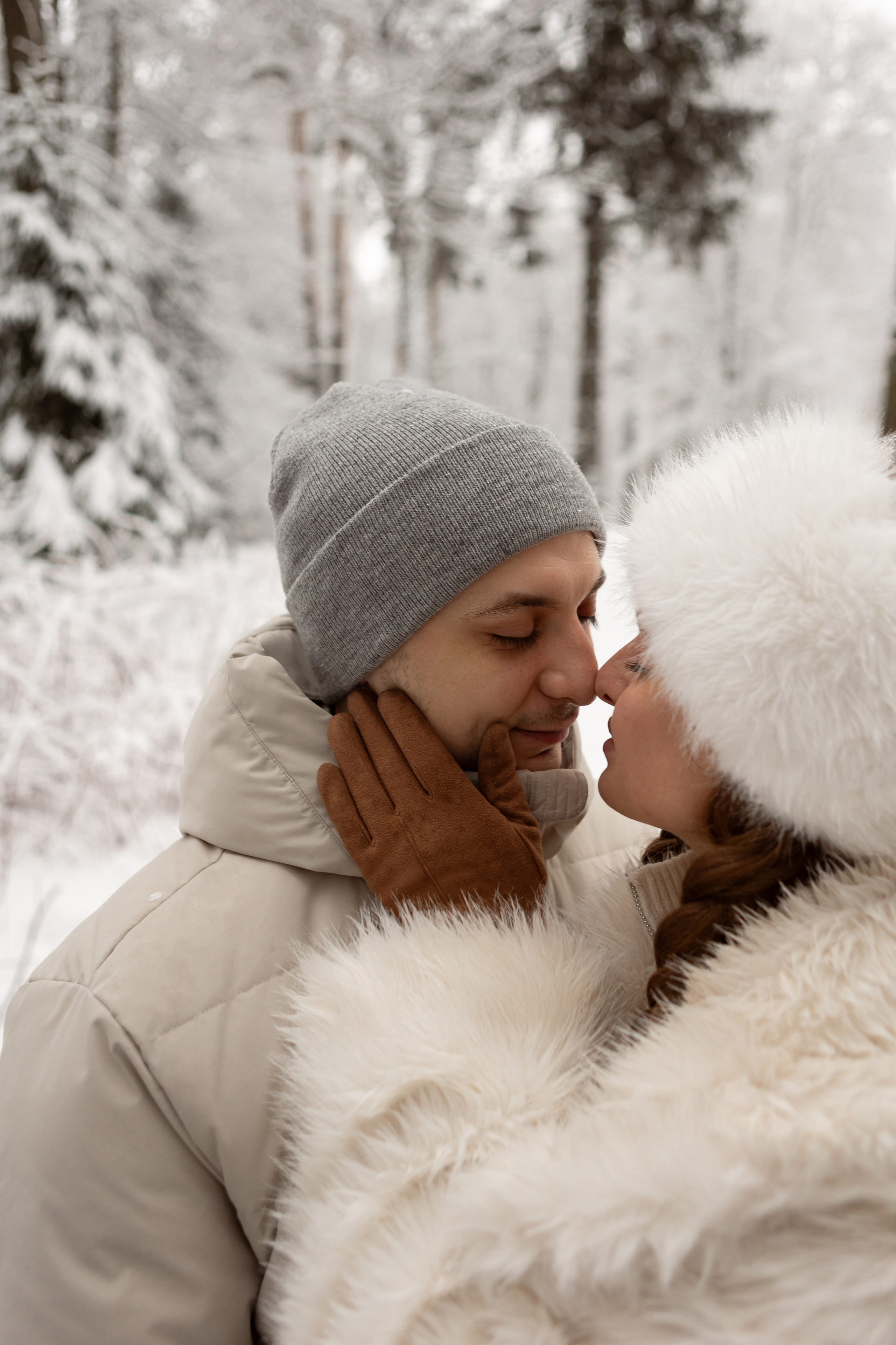 Новогодняя фотосессия с собачками в шуваловском парке. Свадебный фотограф в СПБ | Санкт-Петербурге Анастасия Рахимгулова