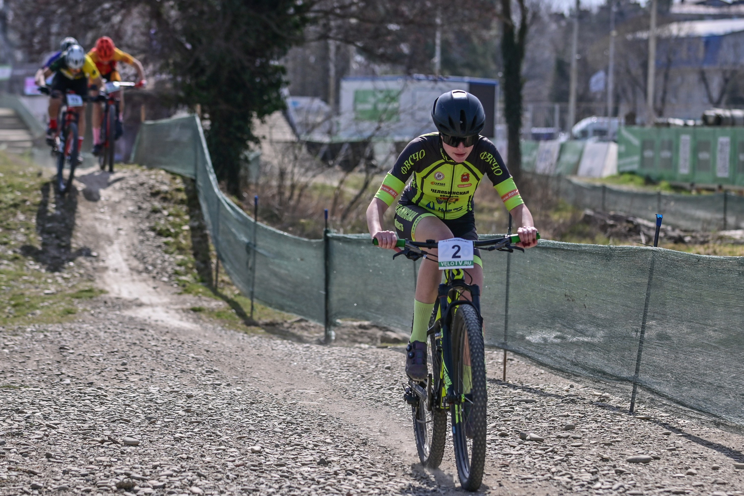 Маунтинбайк, кросс-кантри в Архипо-Осиповке 16 марта 2025. Спортивный фотограф, фотожурналист Павел Ларькин