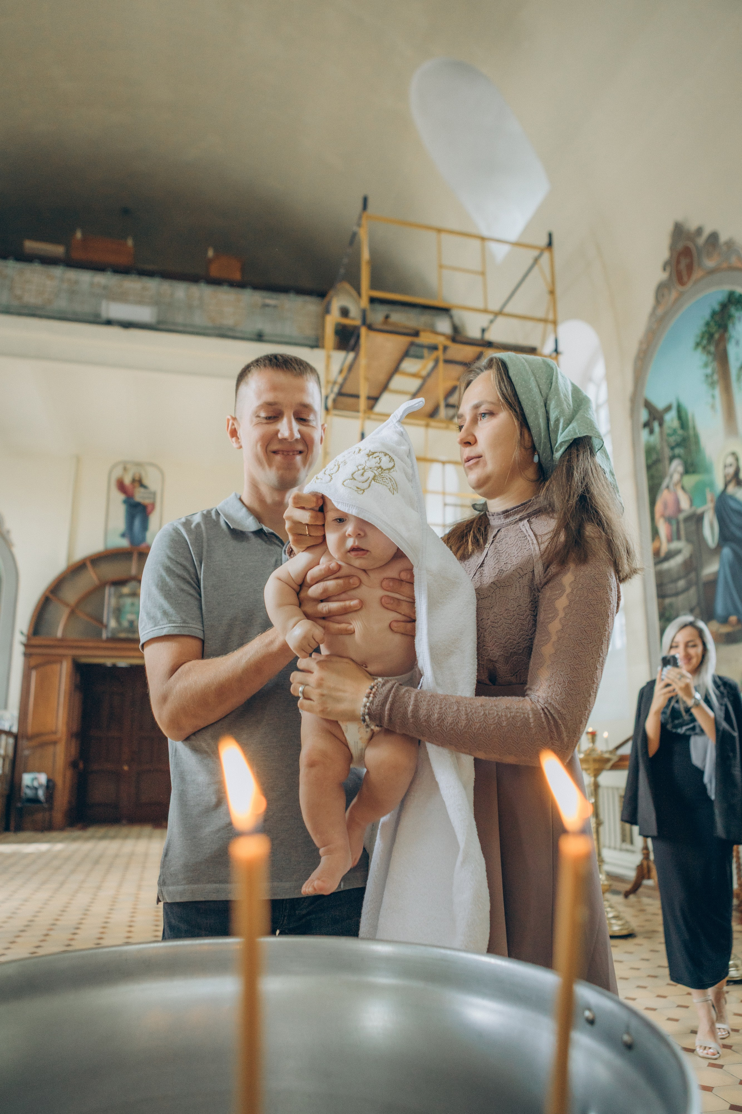 Крещение Тимофея. Семейный фотограф и фотограф на роды в Ростове-на-Дону Мухина Виктория