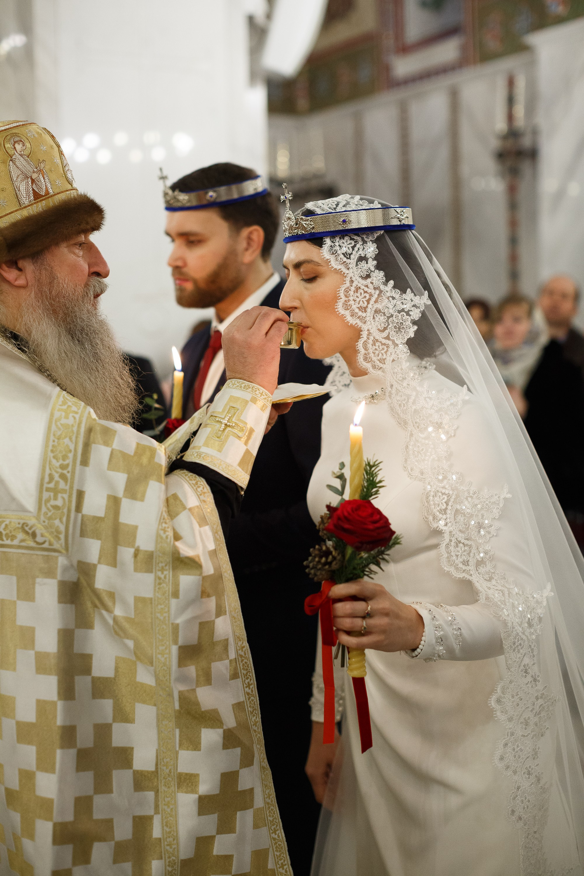 Венчание в храме Покрова Пресвятой Богородицы в Ясенево