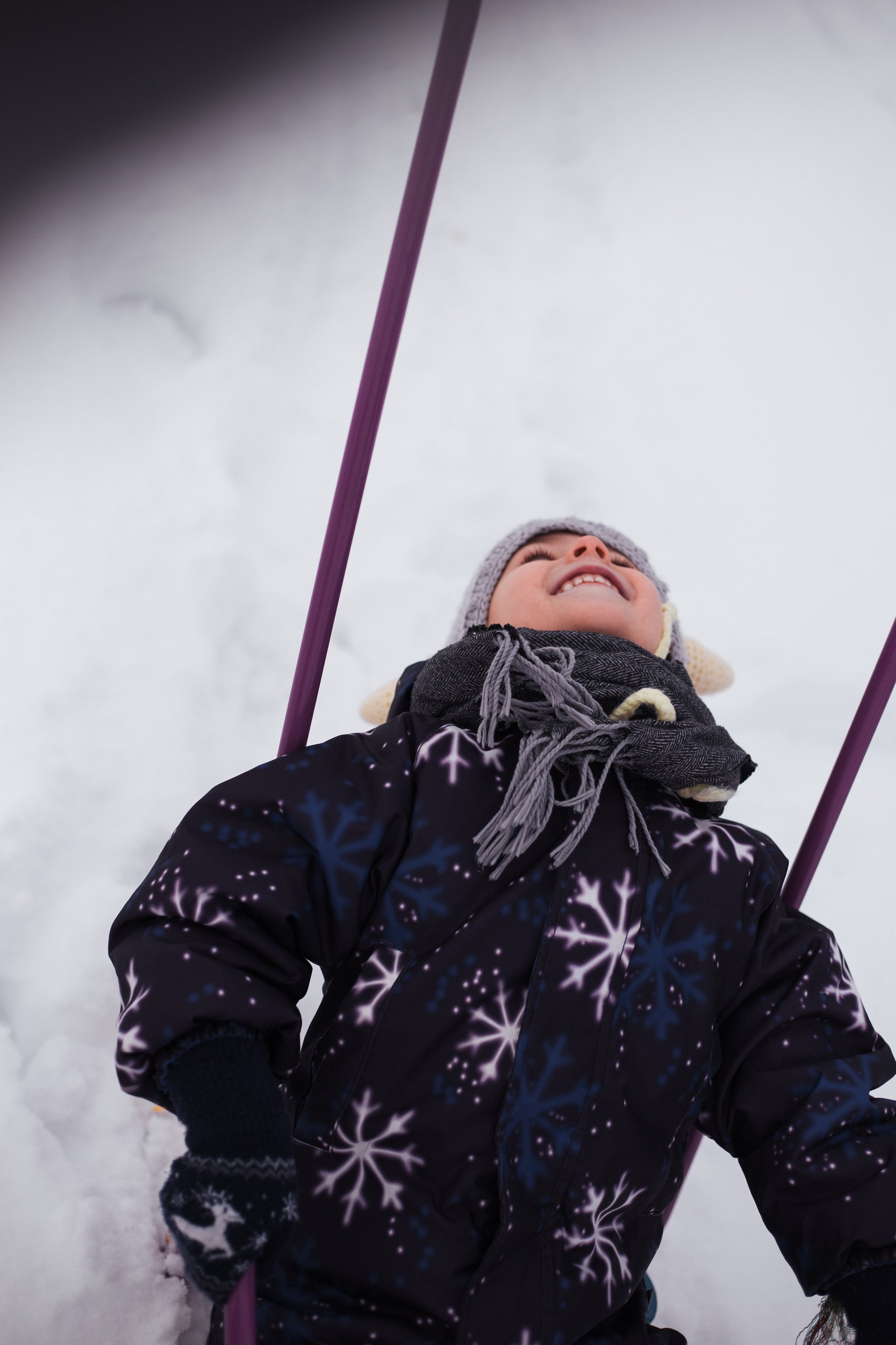 Снежная прогулка Егора и Ефима