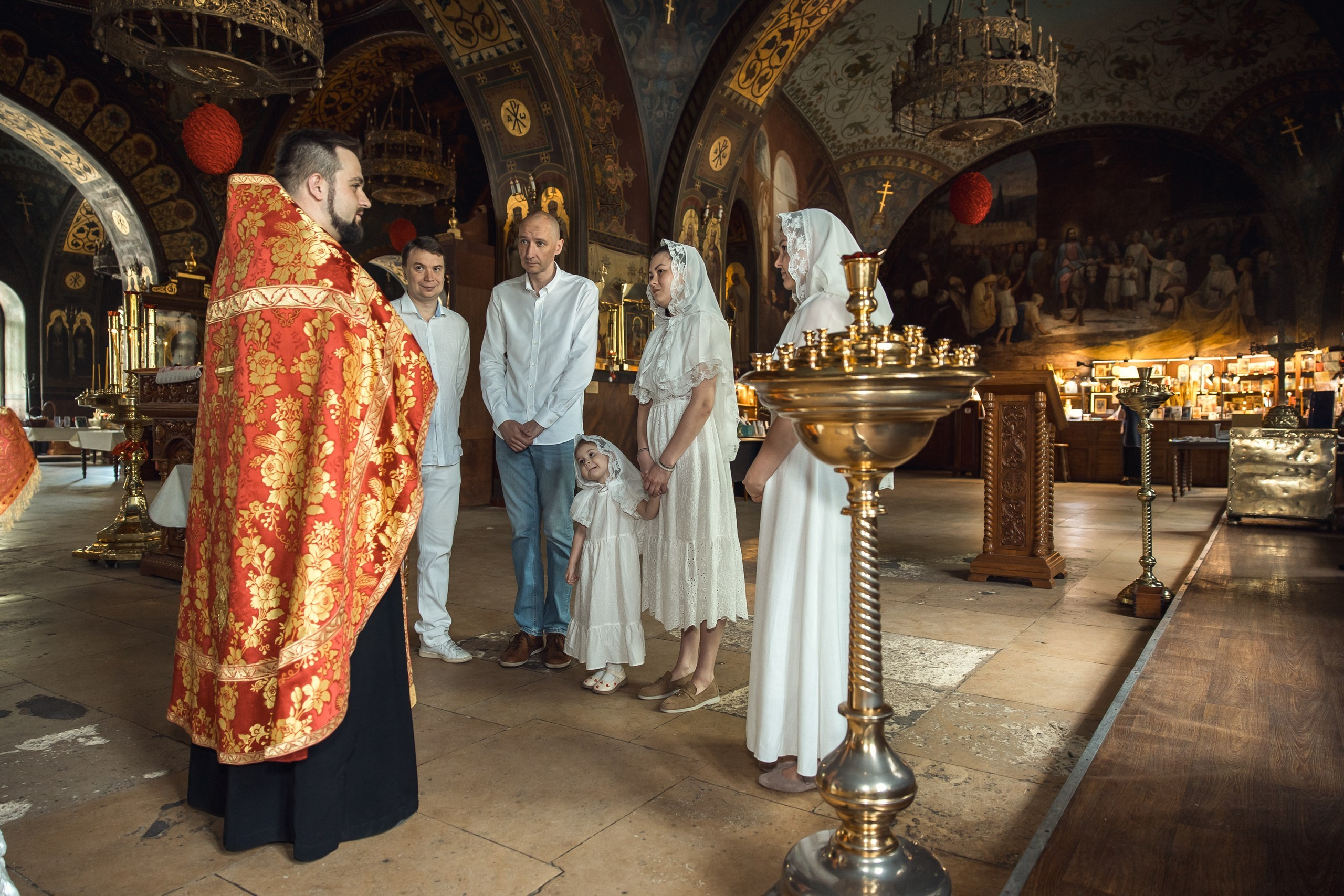 Таинство крещения. Семейный и детский фотограф в Москве Орешина Юлия