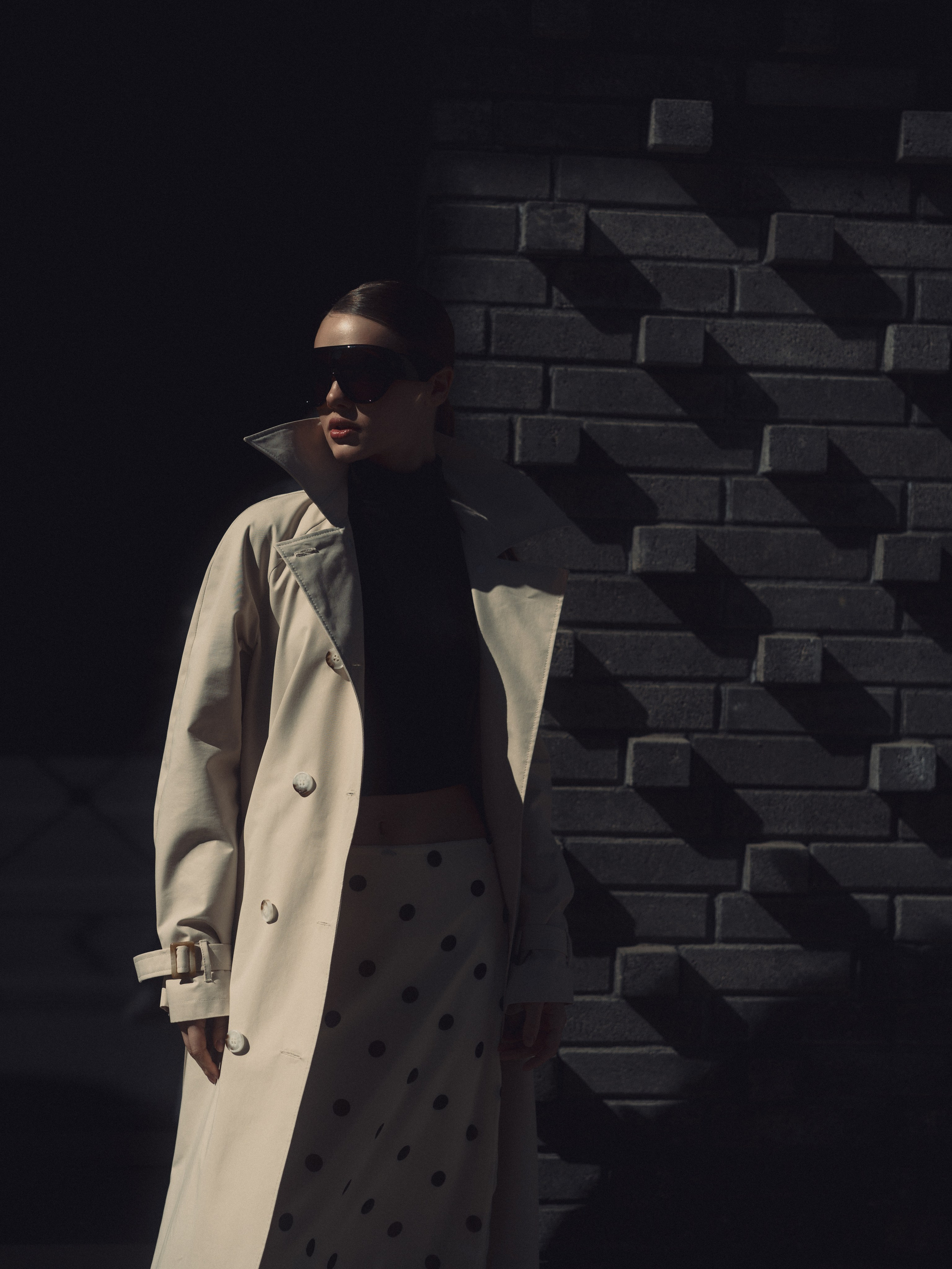 фотосессия в полный рост на улице в Казани, модель Софи