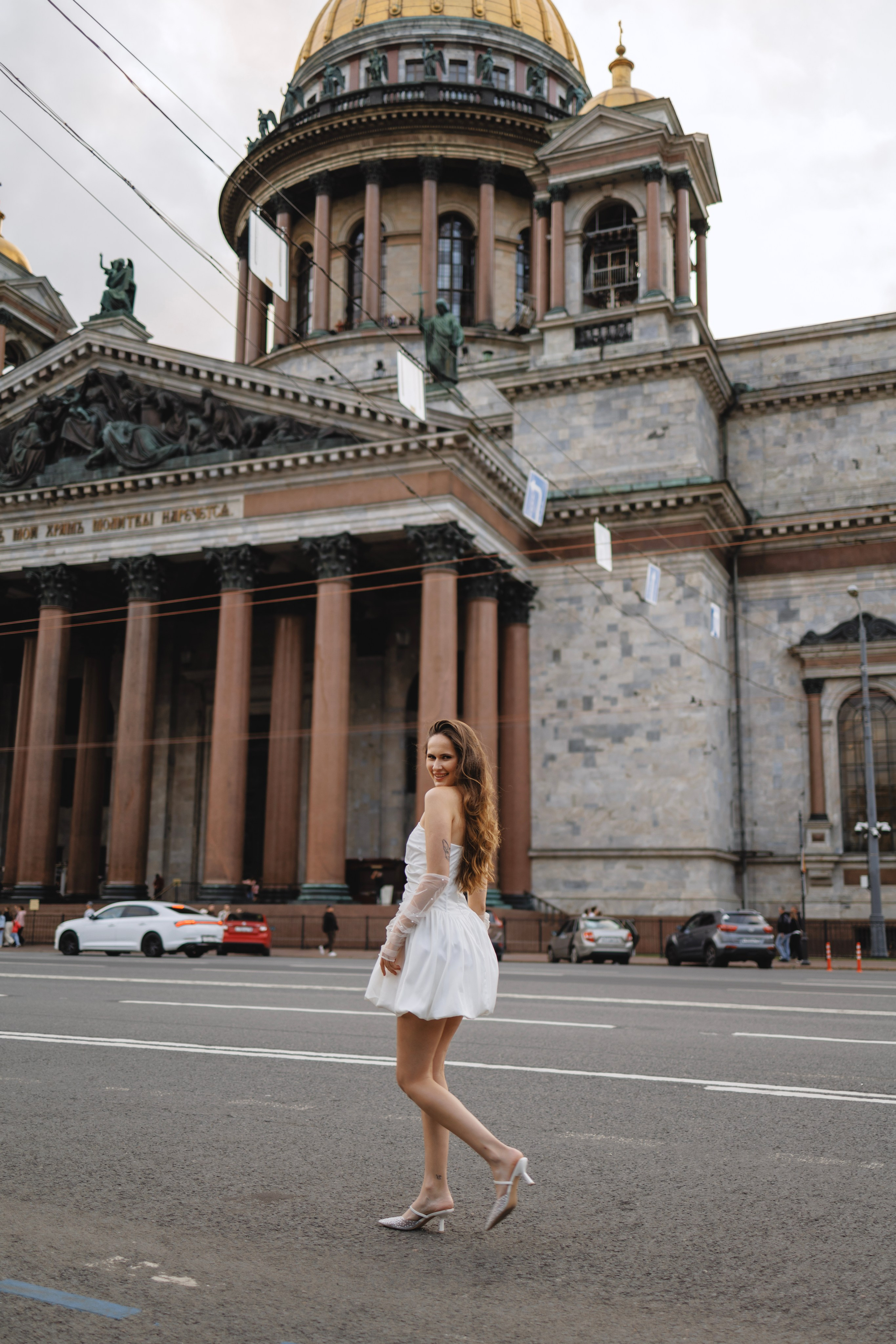 Руслан и Виолетта — Исаакий, Зимняя канавка. Боженова Елена фотограф Санкт-Петербург