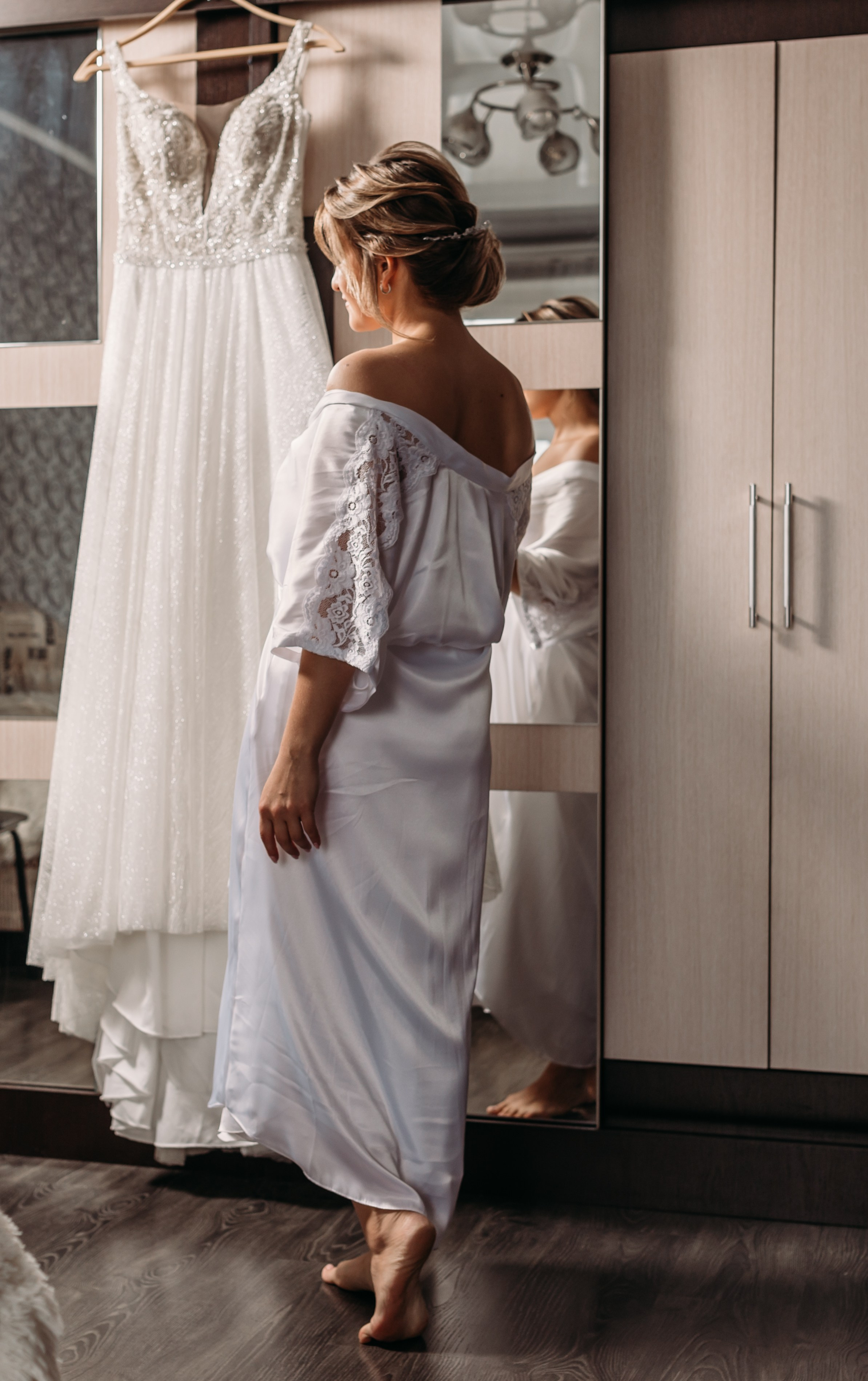 Сборы невесты. Свадебная съёмка в Москве