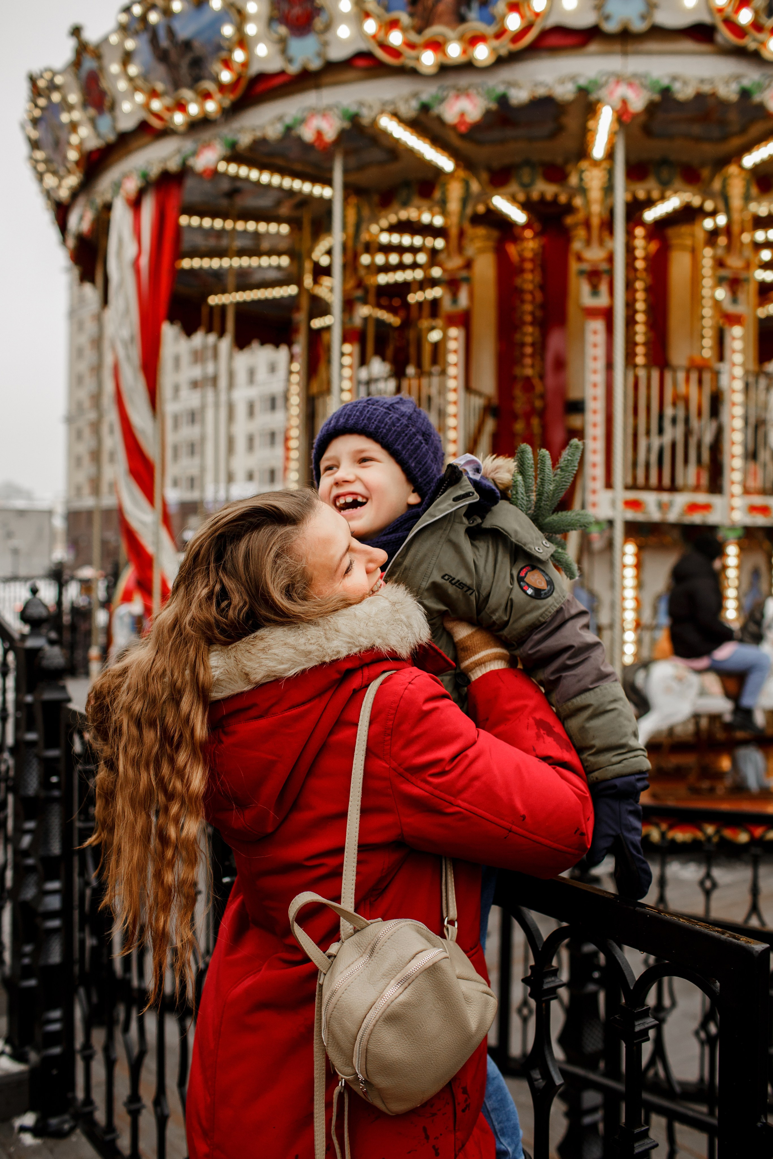Новогодняя фотопрогулка в Москве. Свадебный фотограф Кирилл Белый