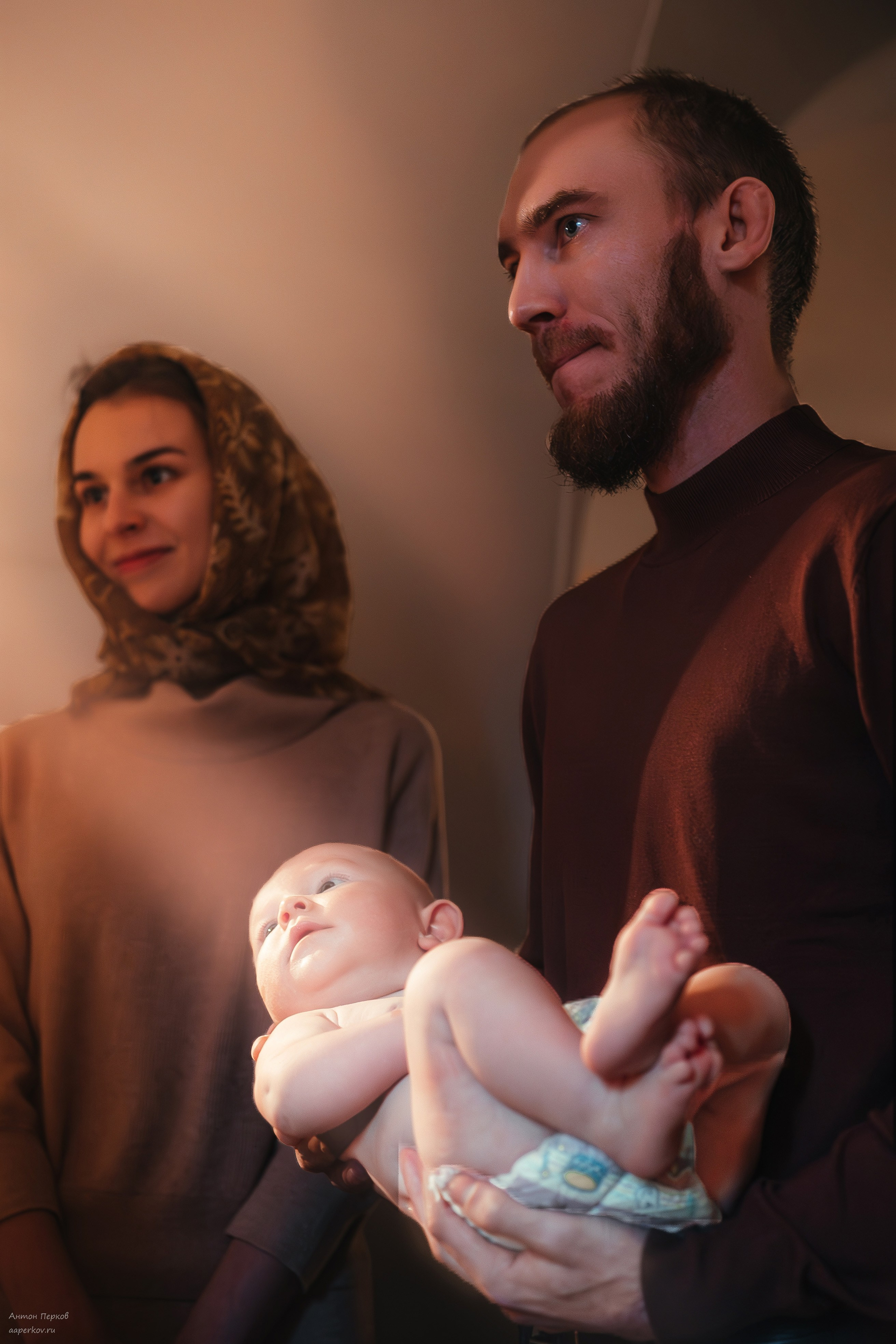 Крещение Максима. Фотограф Антон Перков