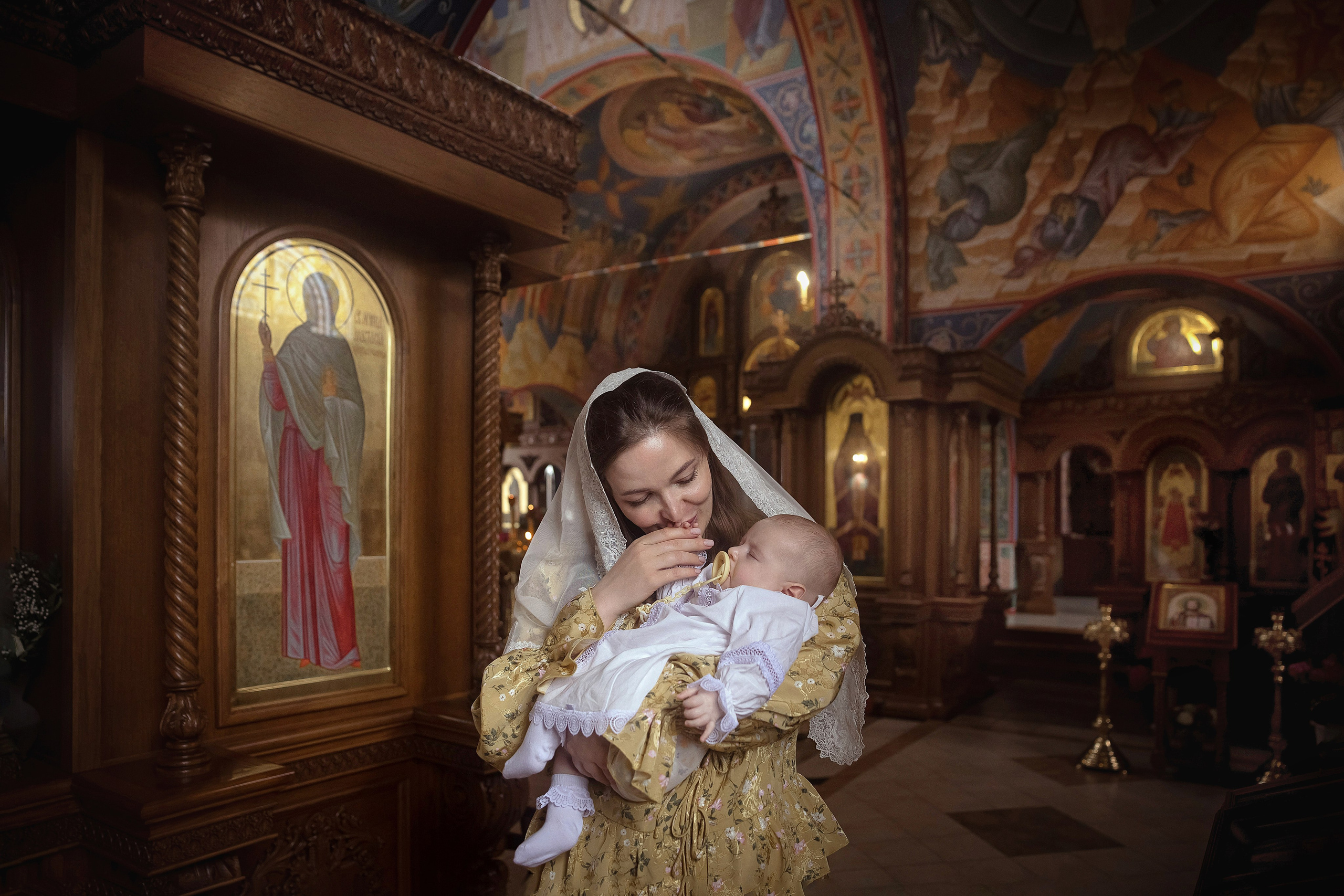 Крещение Василисы Храм в Ямном. Фотограф на крещение и венчание