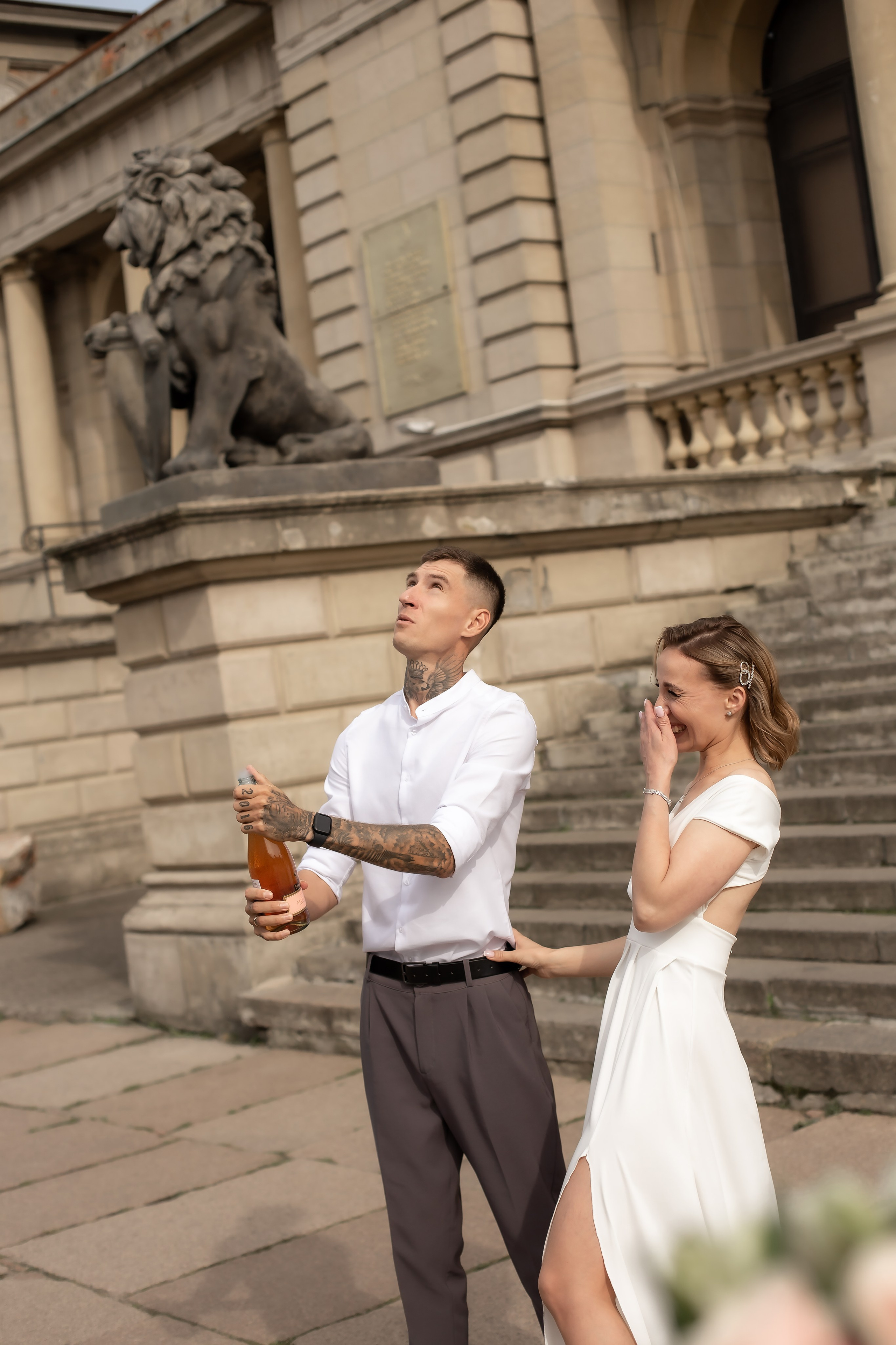 Саша и Вика. Биржевой сквер. Фотограф в Калининграде Решетникова Алина