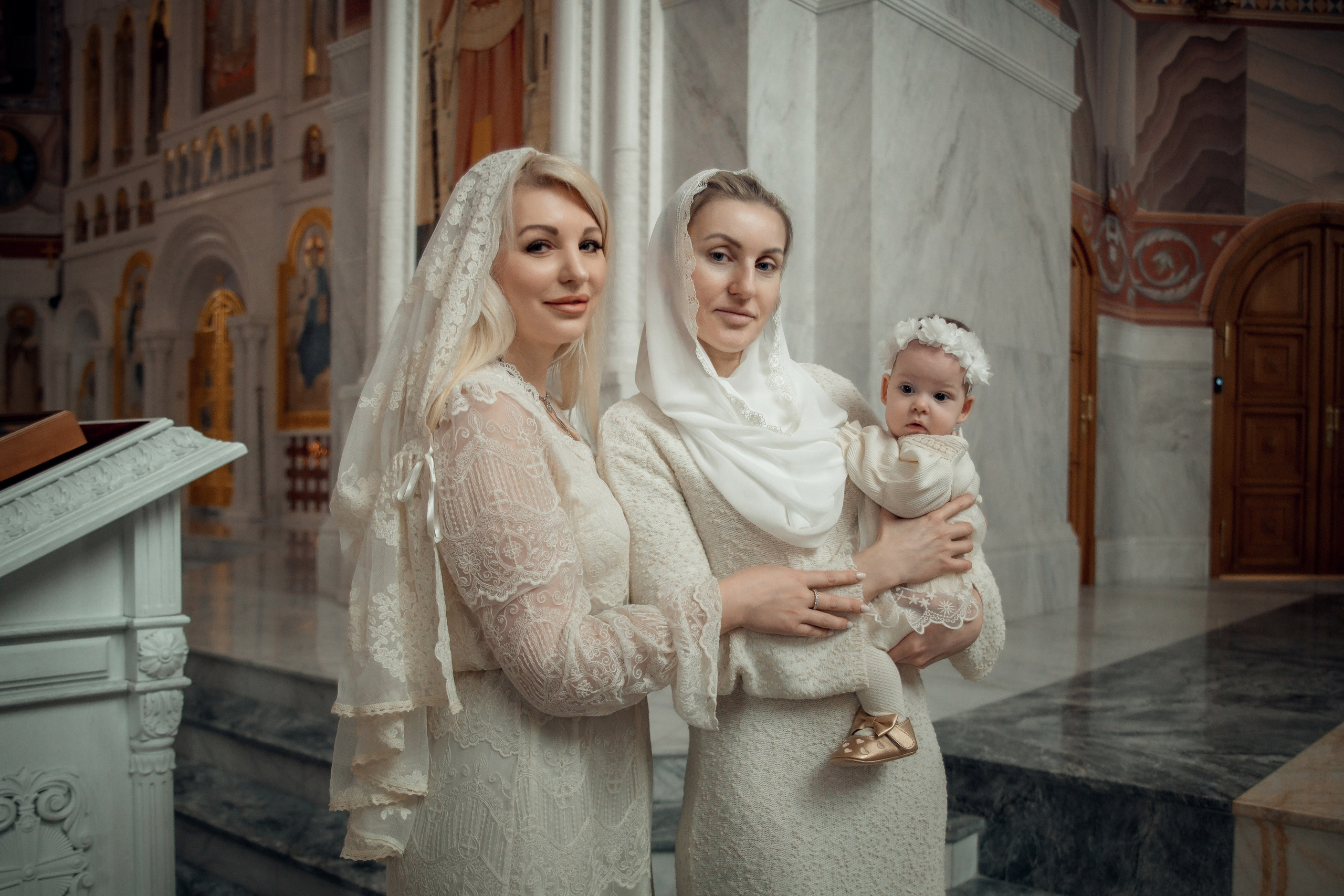 Таинство Крещения Натальи, Собор Александра Невского г. Волгоград. Церковный, семейный и репортажный фотограф Волгоград, Волжский