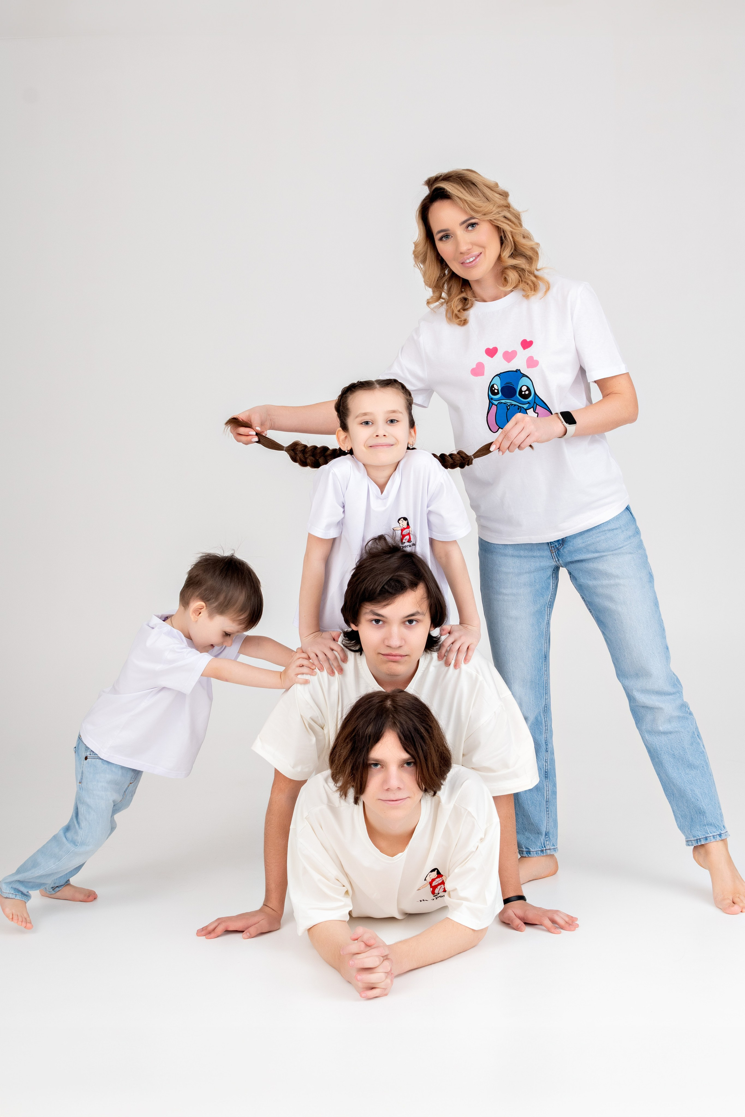 Анна с детьми. Фотограф