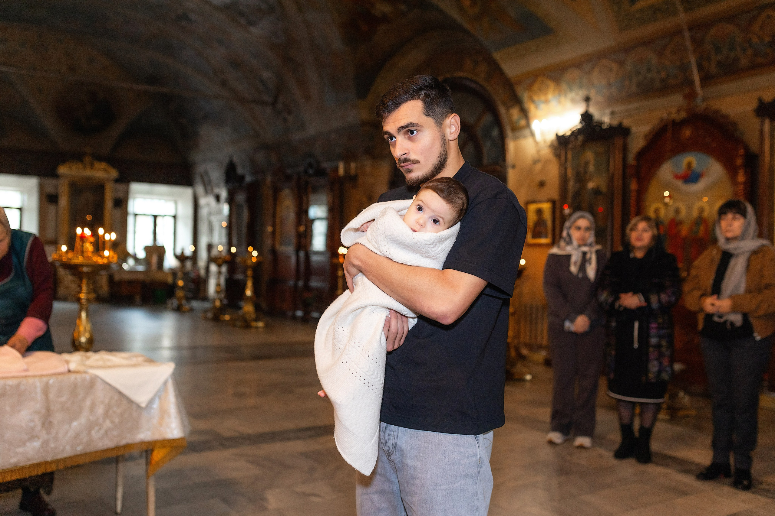 Таинство крещения Лилии. Фотограф в Железнодорожном и Балашихе