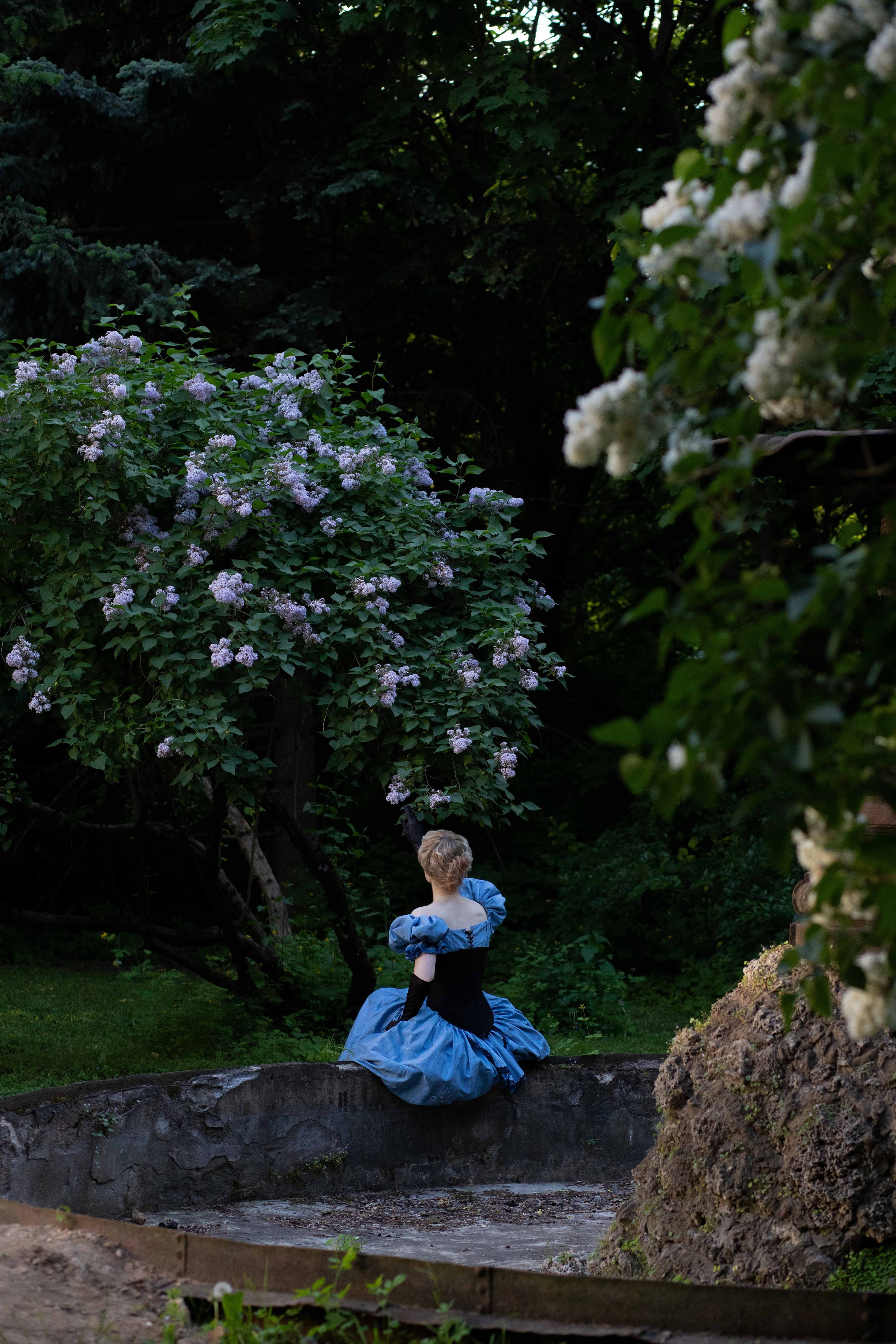 Таинственный сад. Художественная винтажная фотография