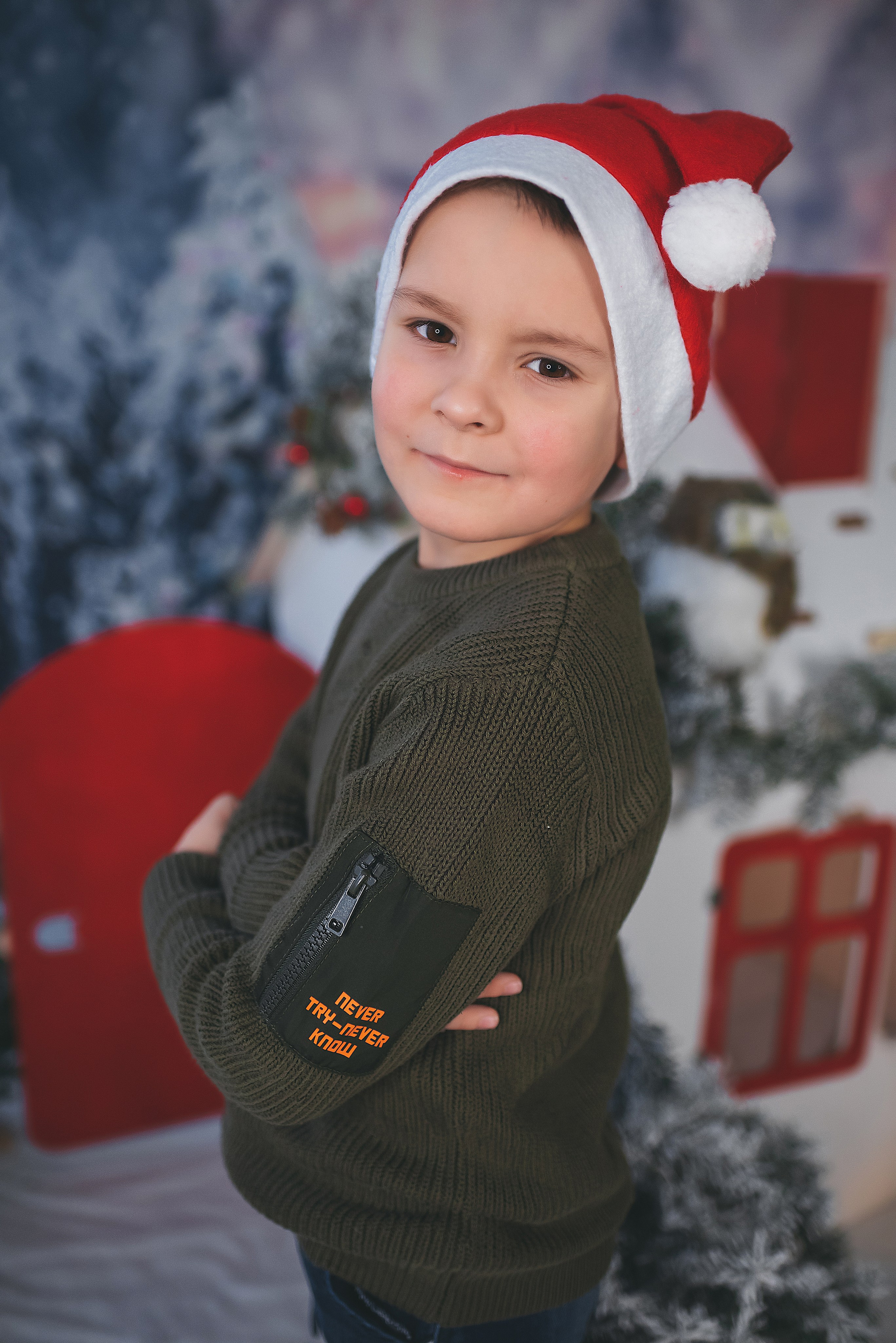 Проект «Новогодний домик». Семейный и детский фотограф в Тейково