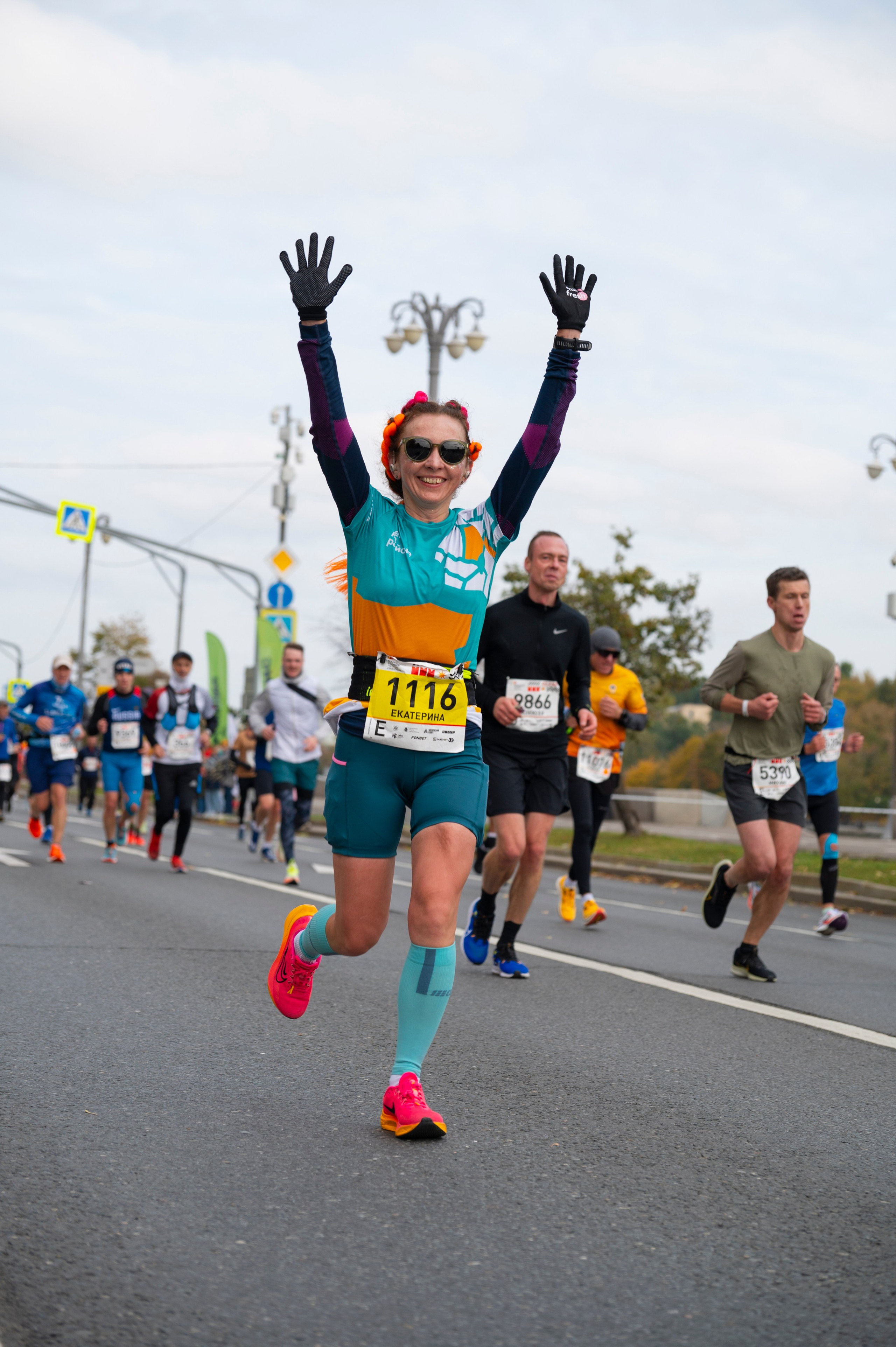 Спортивные мероприятия: Московский марафон 2024. Фотограф Михаил Волков