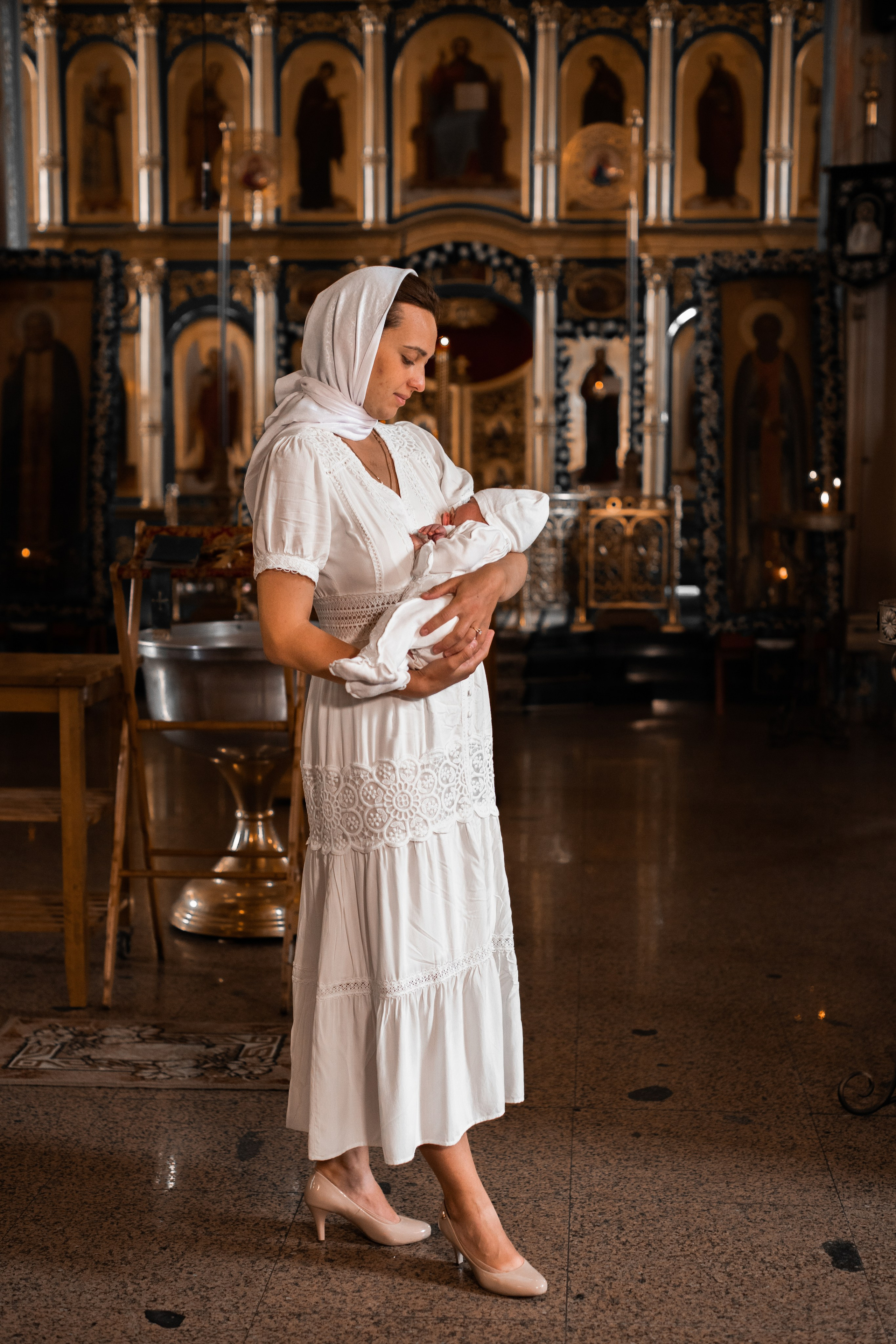 Крещение в Храме Сергия Радонежского Нижний Новгород. Фотограф на крещение и венчание в Нижнем Новгороде.Свадебный Фотограф