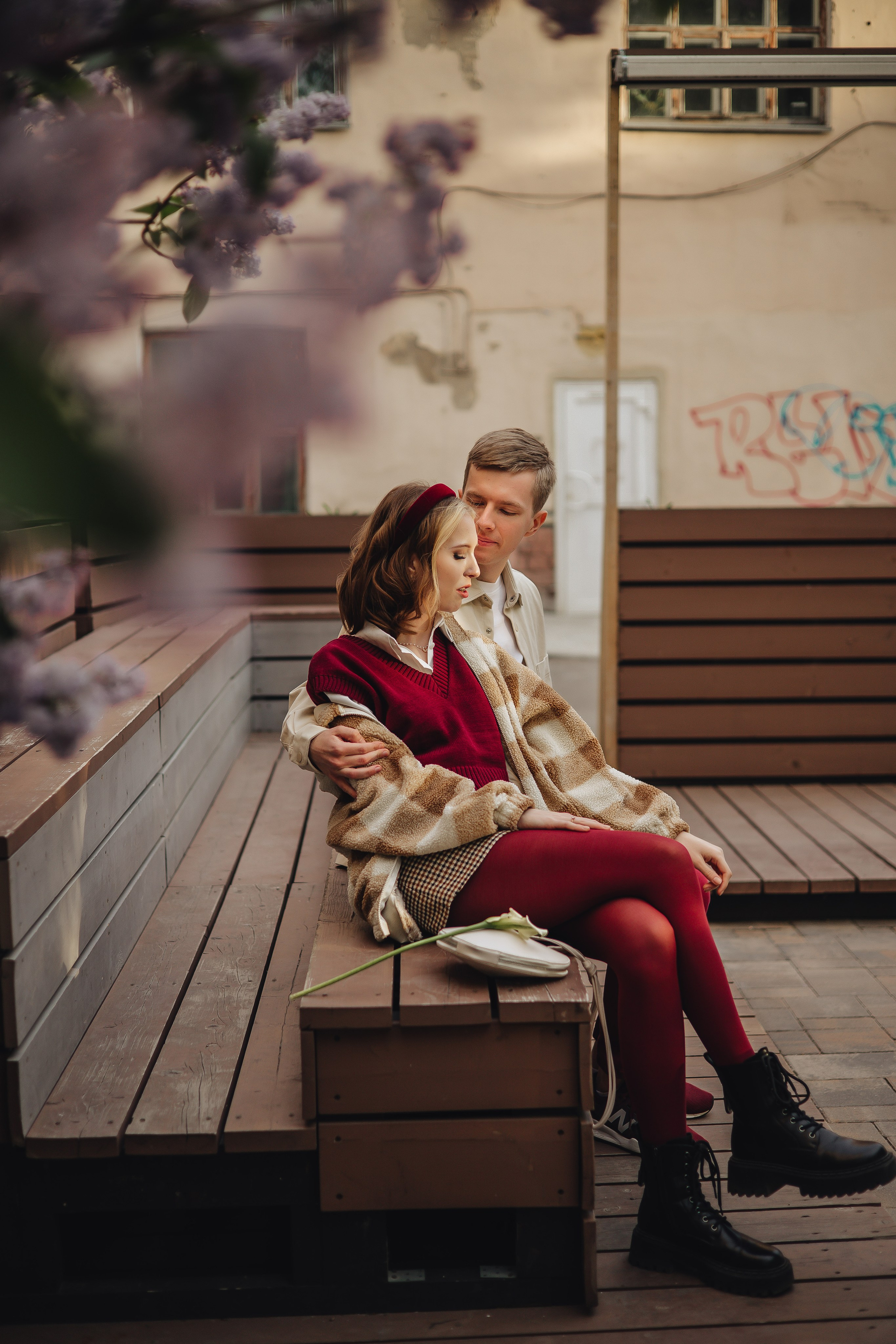 Андрей & Юля Сиреневое настроение. Свадебный и семейный фотограф Пушкин Царское Село СПБ Питер Санкт-Петербург и Рязань Ольга Козлова