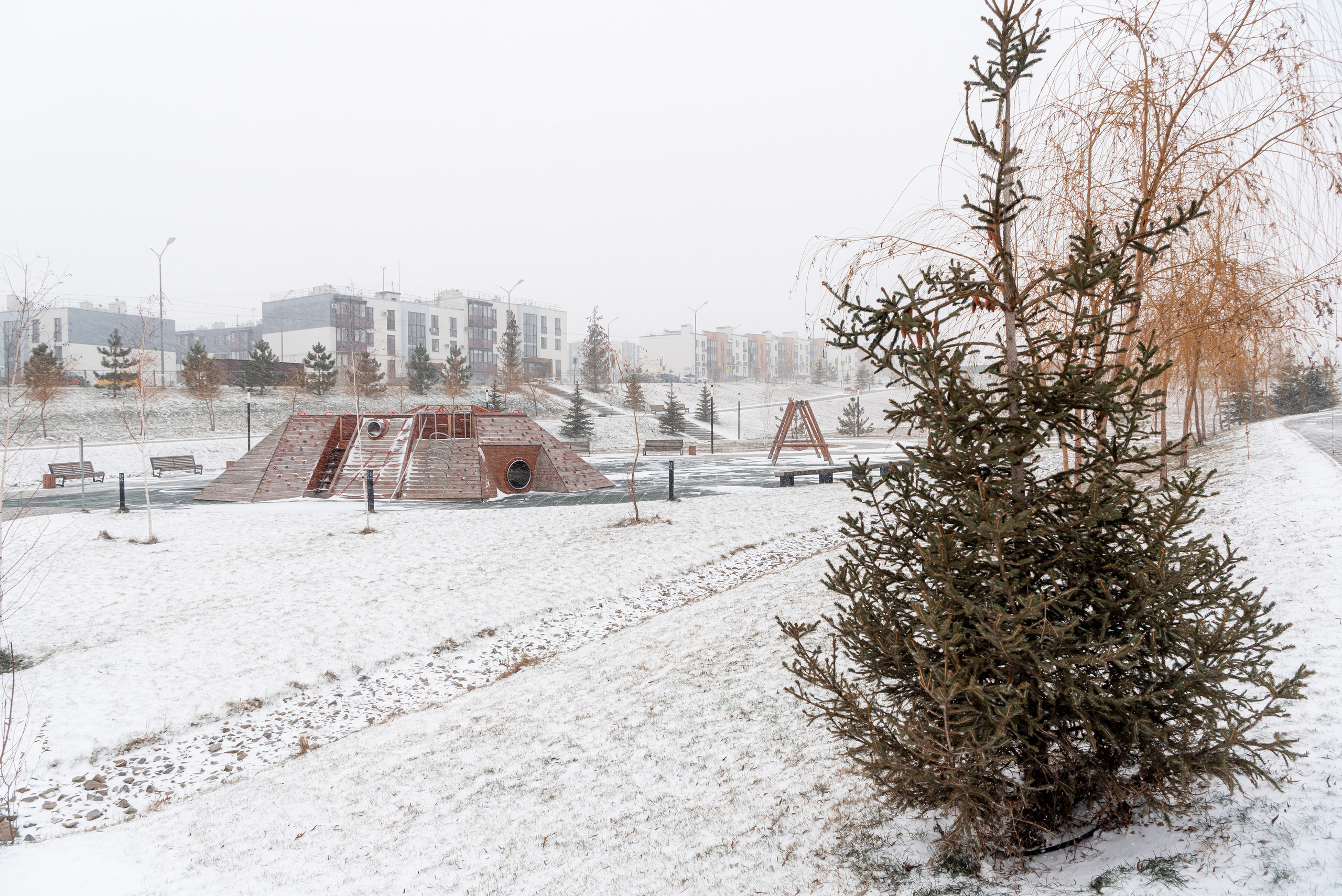Зимняя съёмка улиц Родниковой Долины. Фотограф в Волгограде и Волжском Александр Горбань