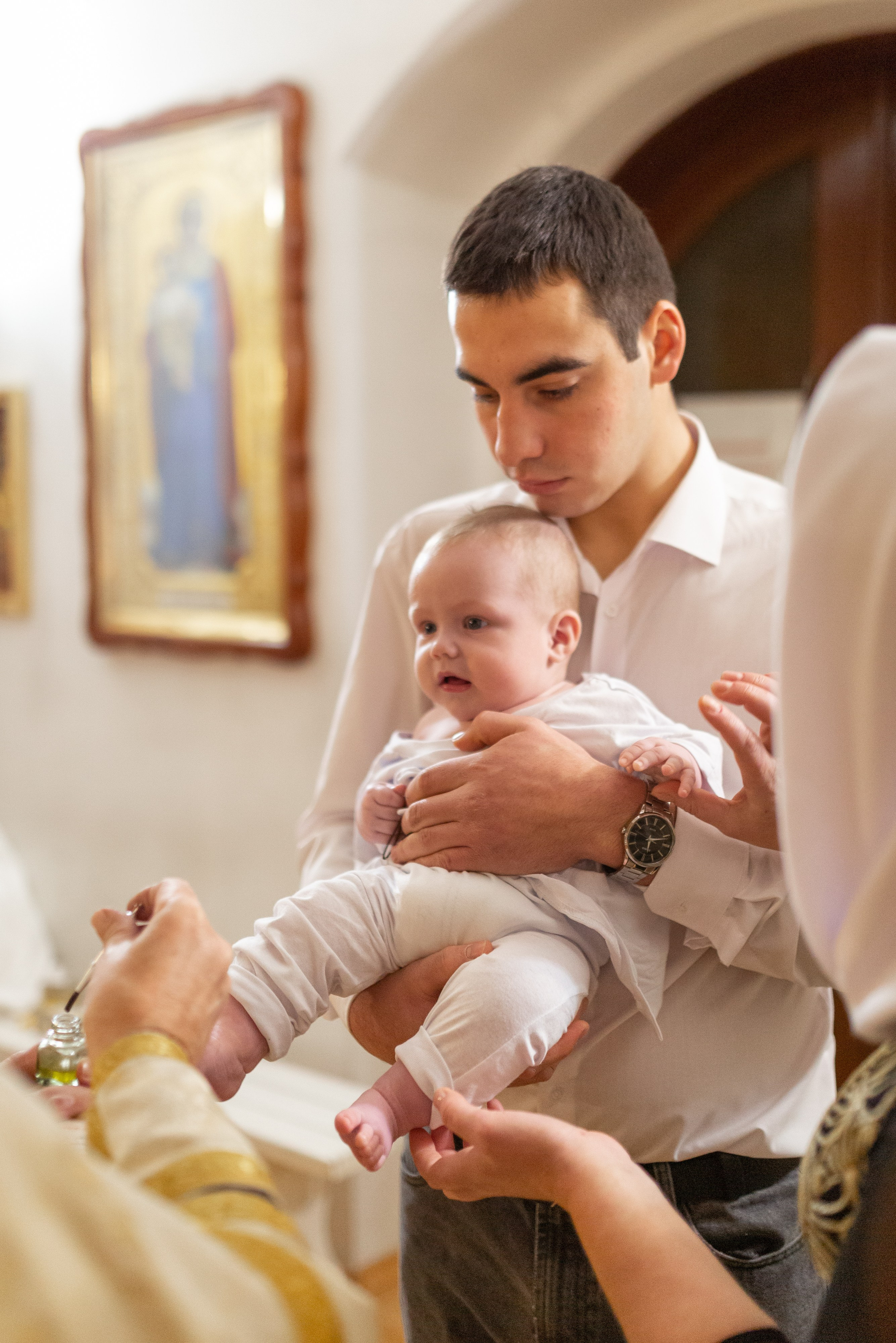 Таинство крещения. Фотограф Комаров Сергей