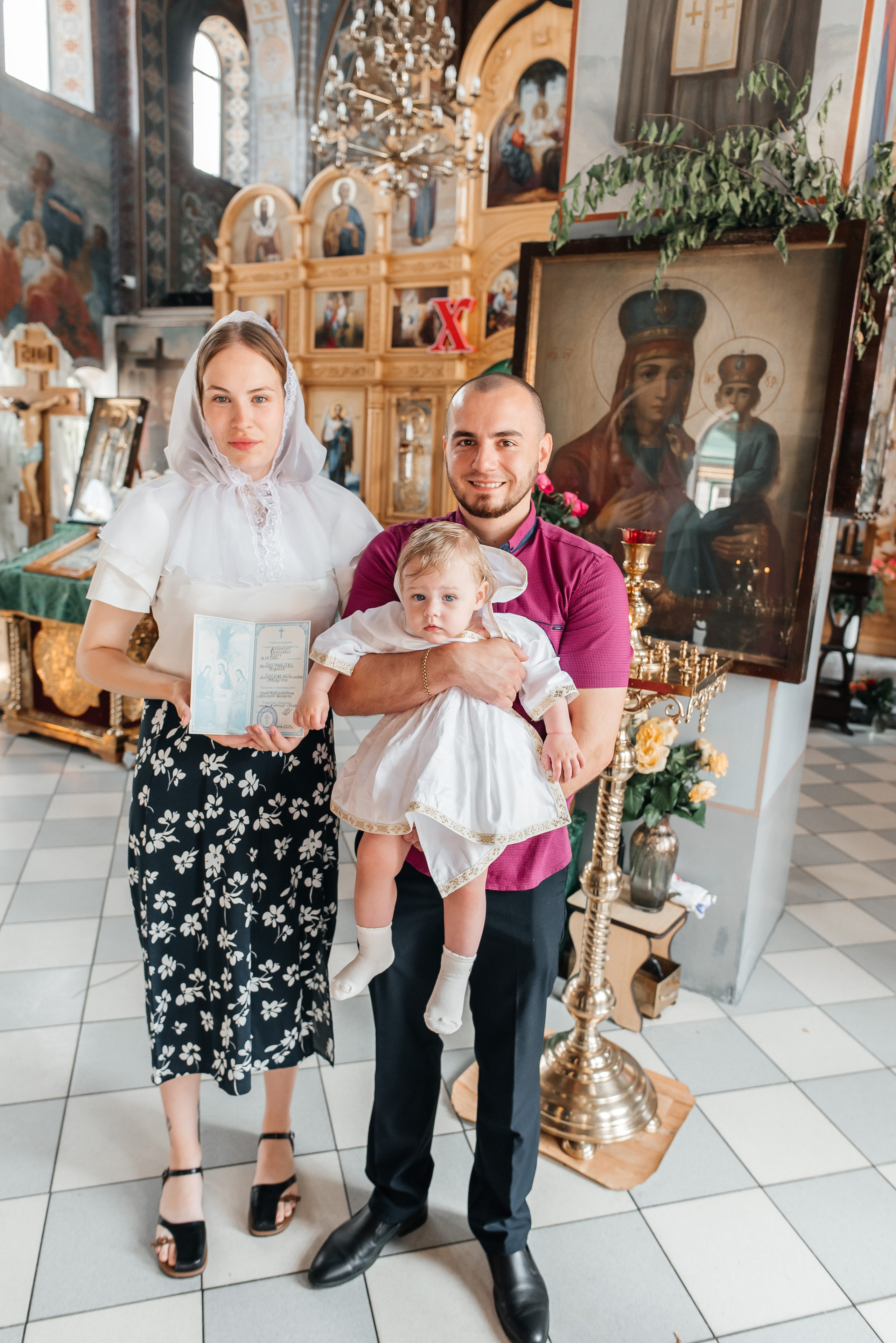 Крещение Ангелины. Детский и семейный фотограф выпускной альбом Приморско-Ахтарск
