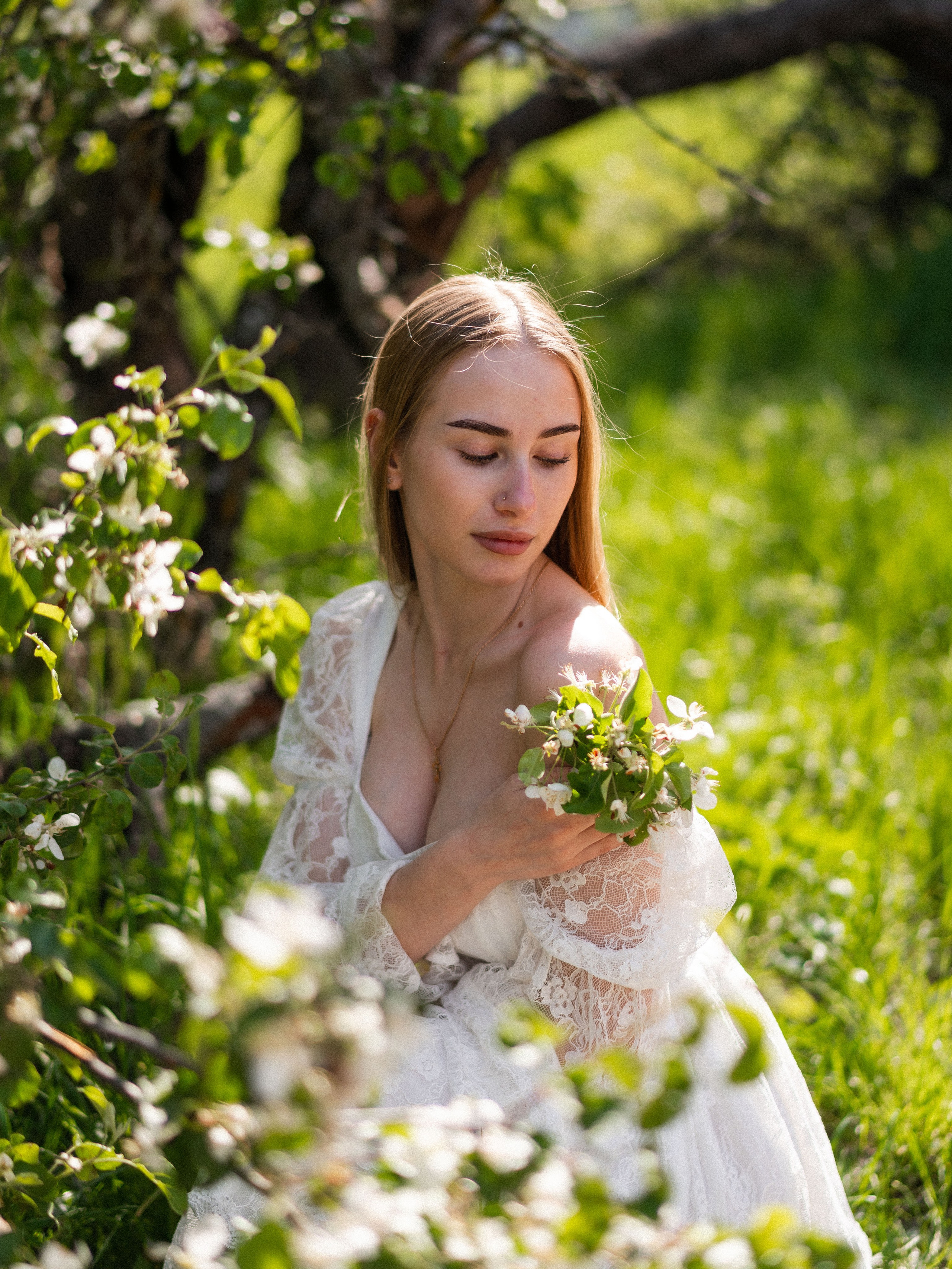 Ксения — фотосессия в весеннем стиле. Фотограф Москва