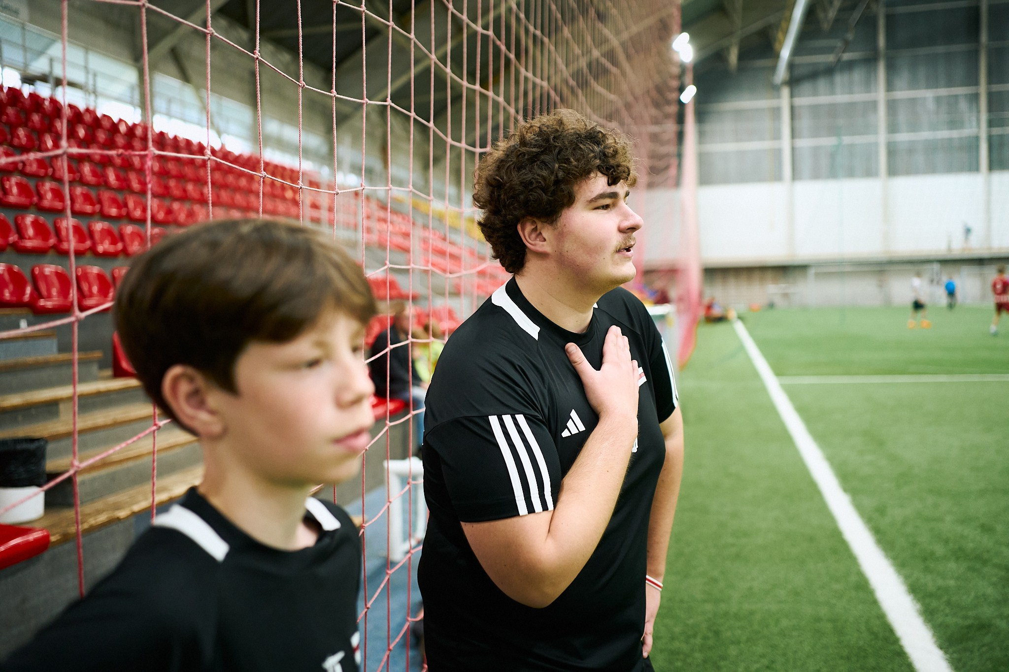 Friendly football match: Seimas of the Republic of Lithuania vs. Sviatlana Tsikhanouskaya’s Office. Photographer in Vilnius