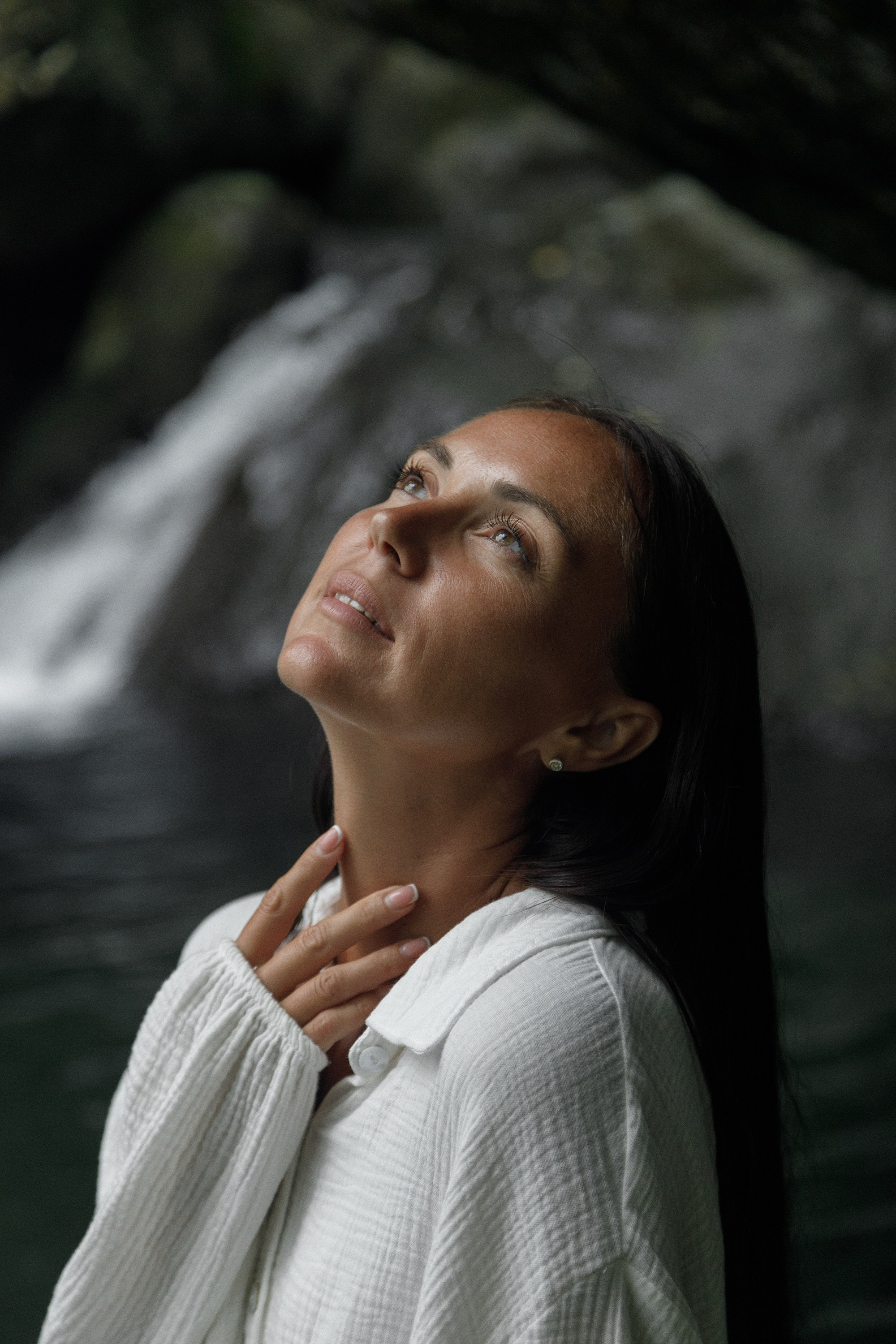 Портретная фотосессия в чайных плантациях