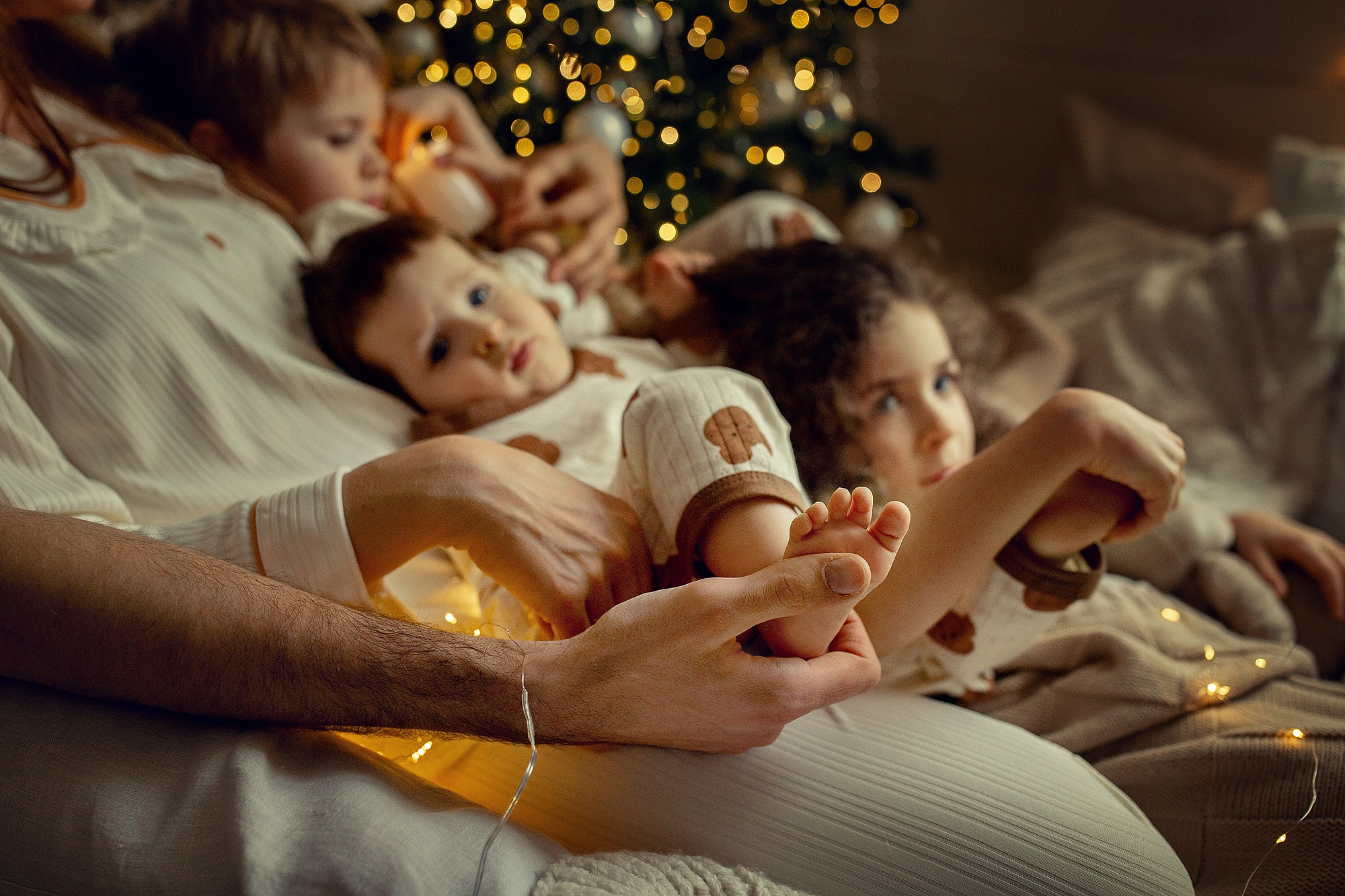 Очень уютная новогодняя съемка на даче. Tatyana Nadezhdina Family photographer