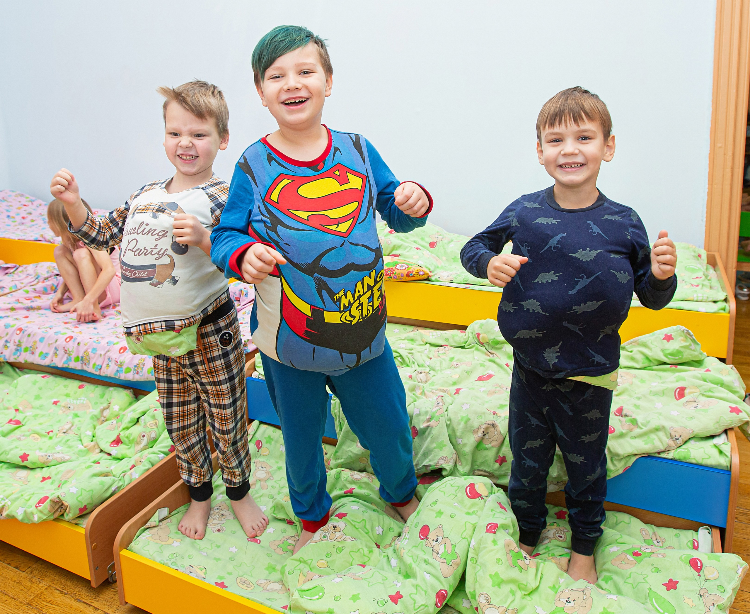 Спальня в детском саду. Свадебный, семейный, детский фотограф в Санкт-Петербурге