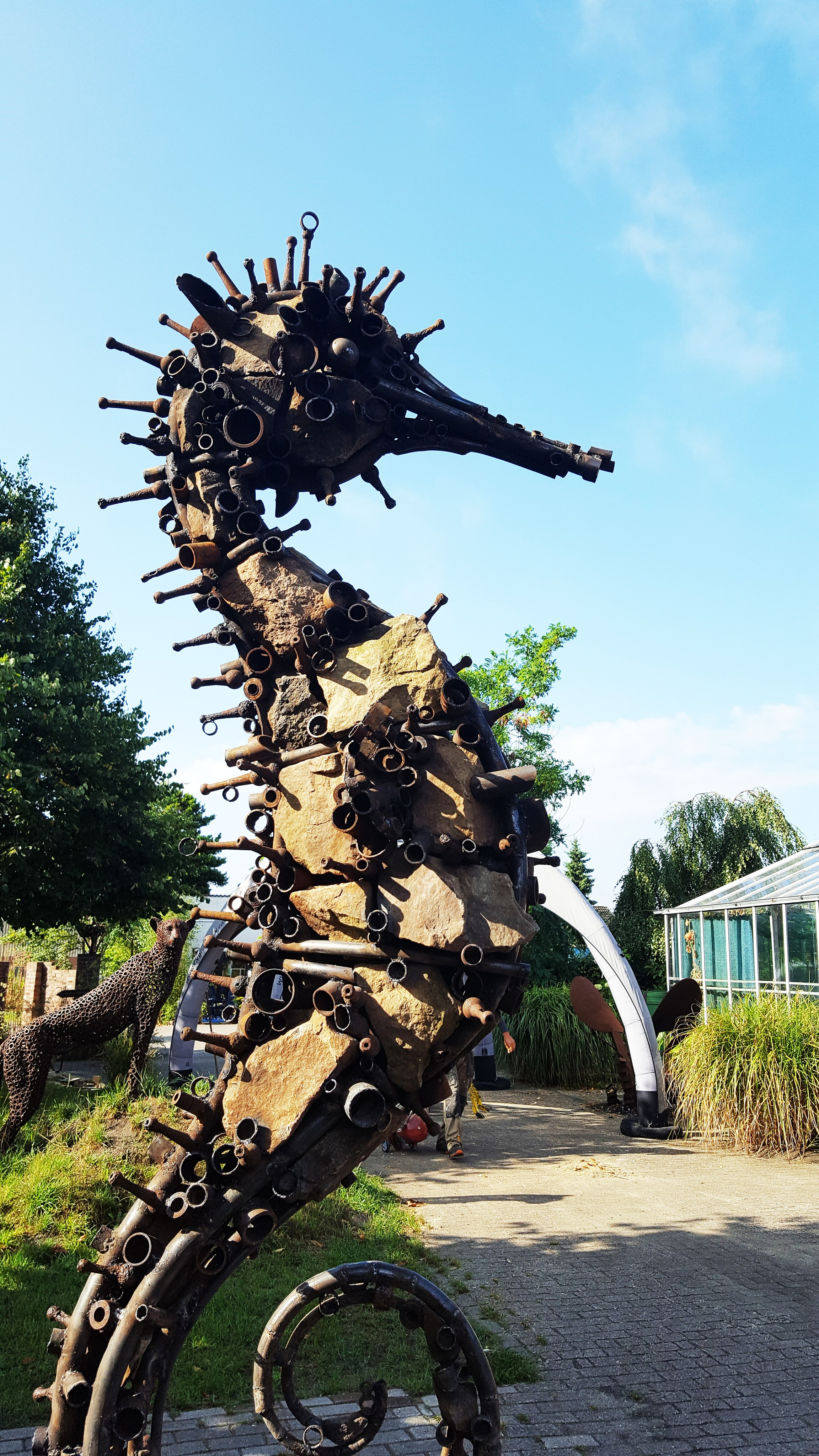 Морской конёк _ Германия _ Дангаст _ Северное море _ 2018. Художник — скульптор Антонина Фатхуллина