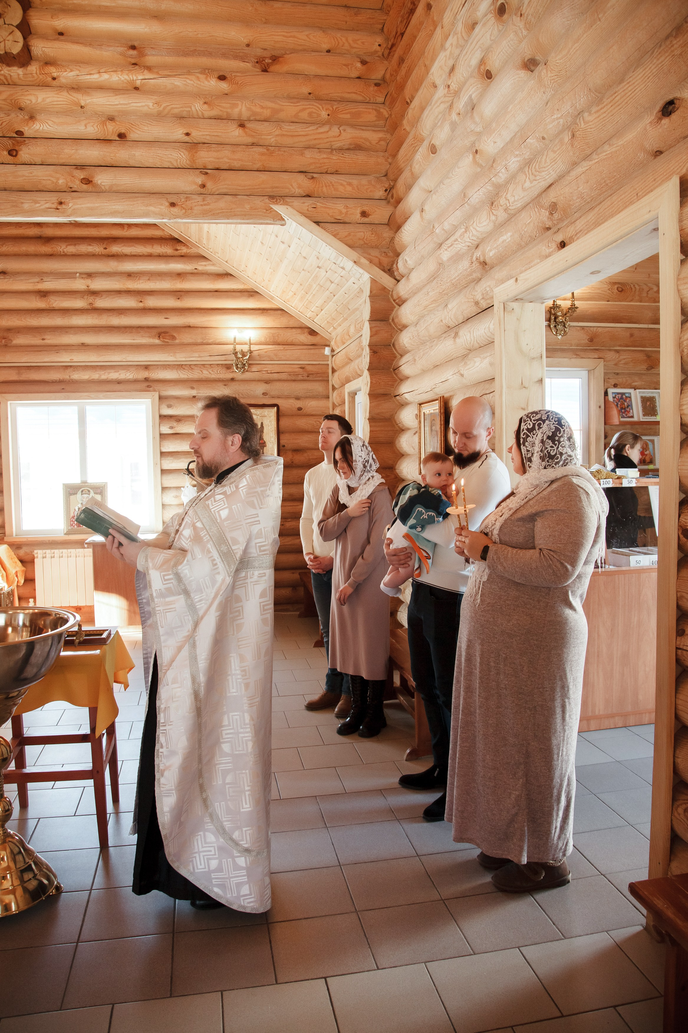 Таинство крещения Дмитрия. Портретный, семейный, свадебный фотограф в Брянске Маргарита Василькова