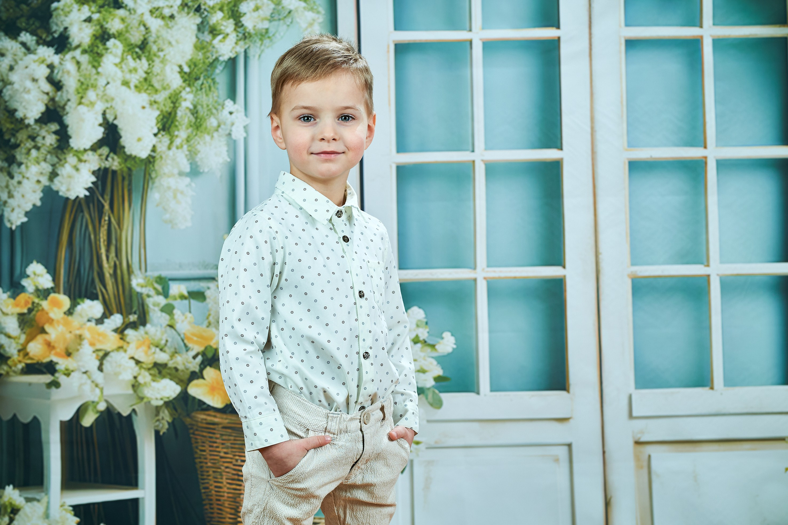 Детская весенняя фотосъемка