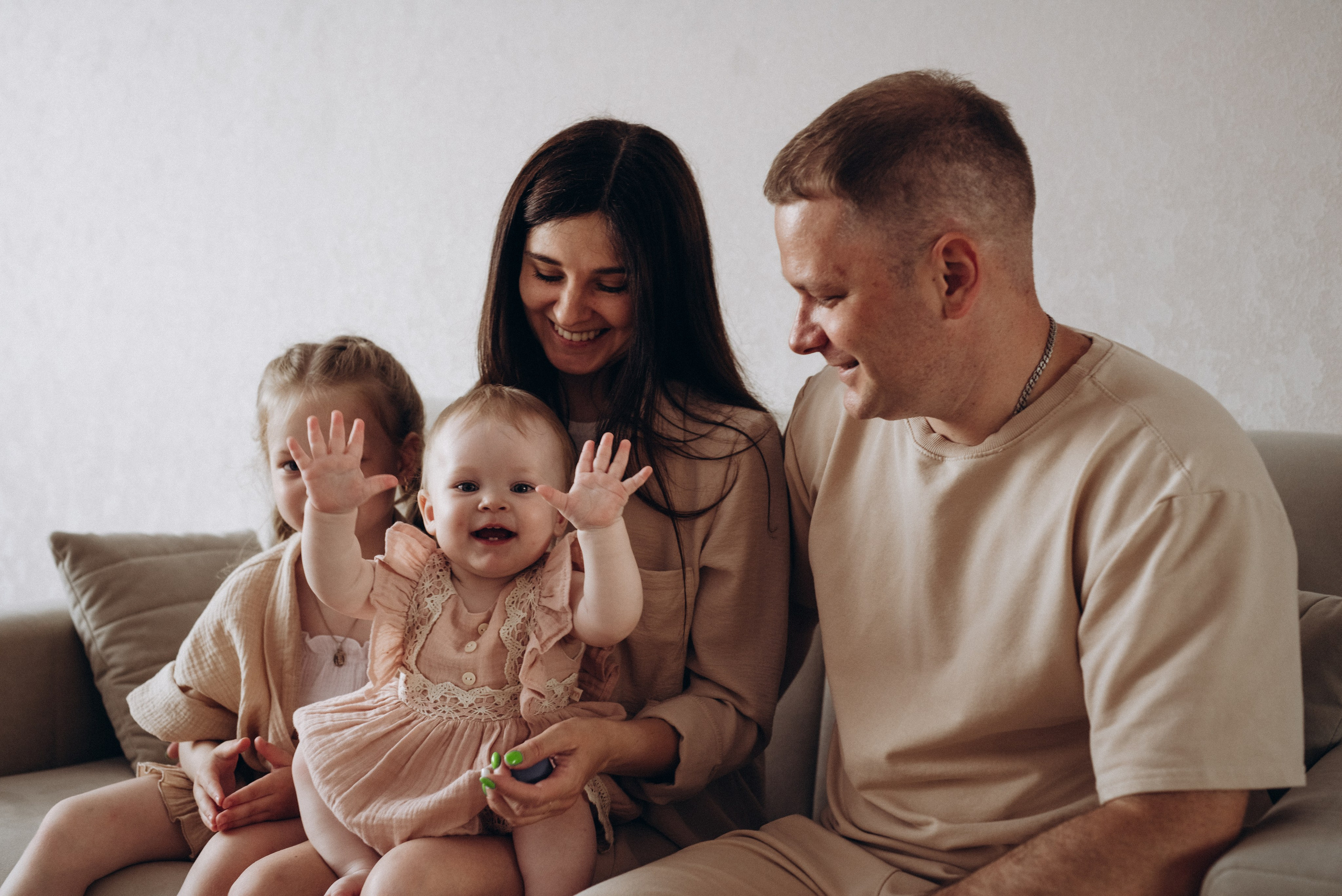Агата 1 годик. Фотограф новорождённых и семейный фотограф в Иваново Любовь Капранова