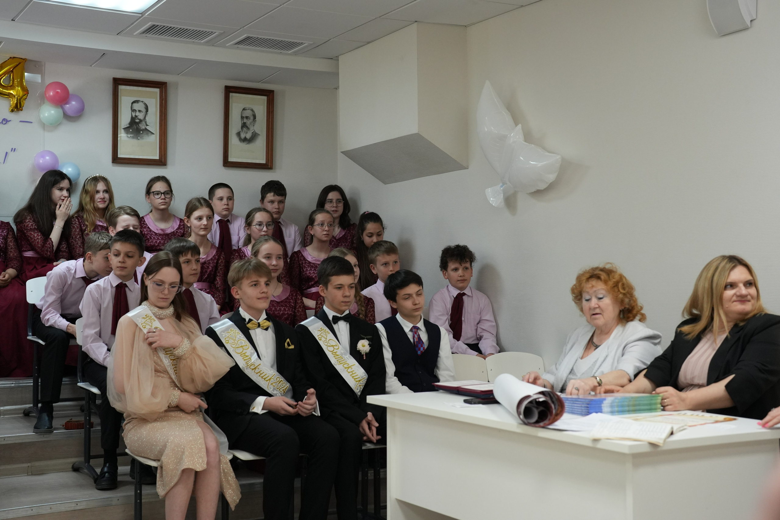 Выпускной в музыкально-хоровой школе г. Москвы № 106. Семейный и детский фотограф в Москве Оксана Чибизова