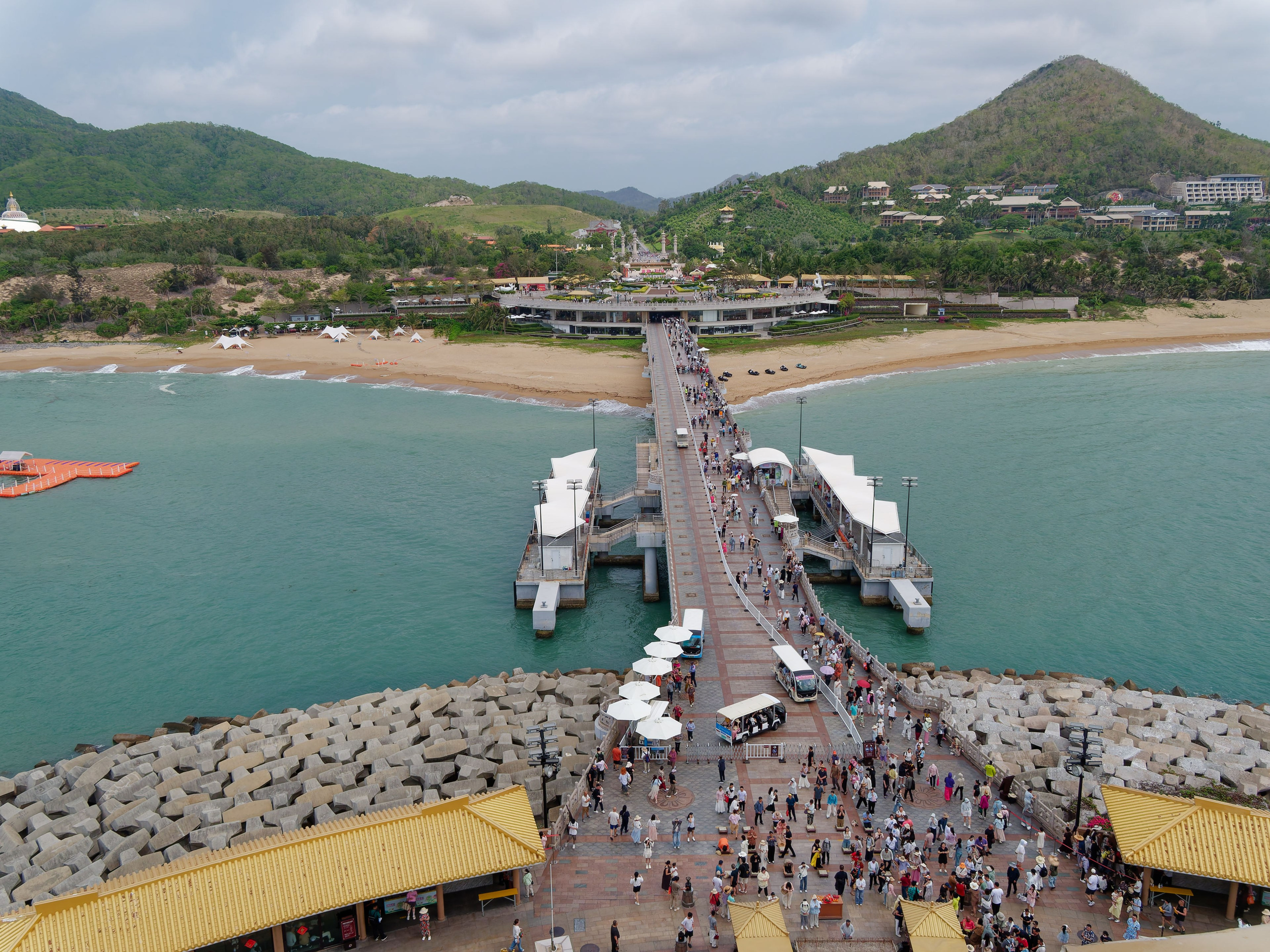 Хайнань 2026, Центр буддизма Наньшань на Хайнане. Фотопрогулки по Миру