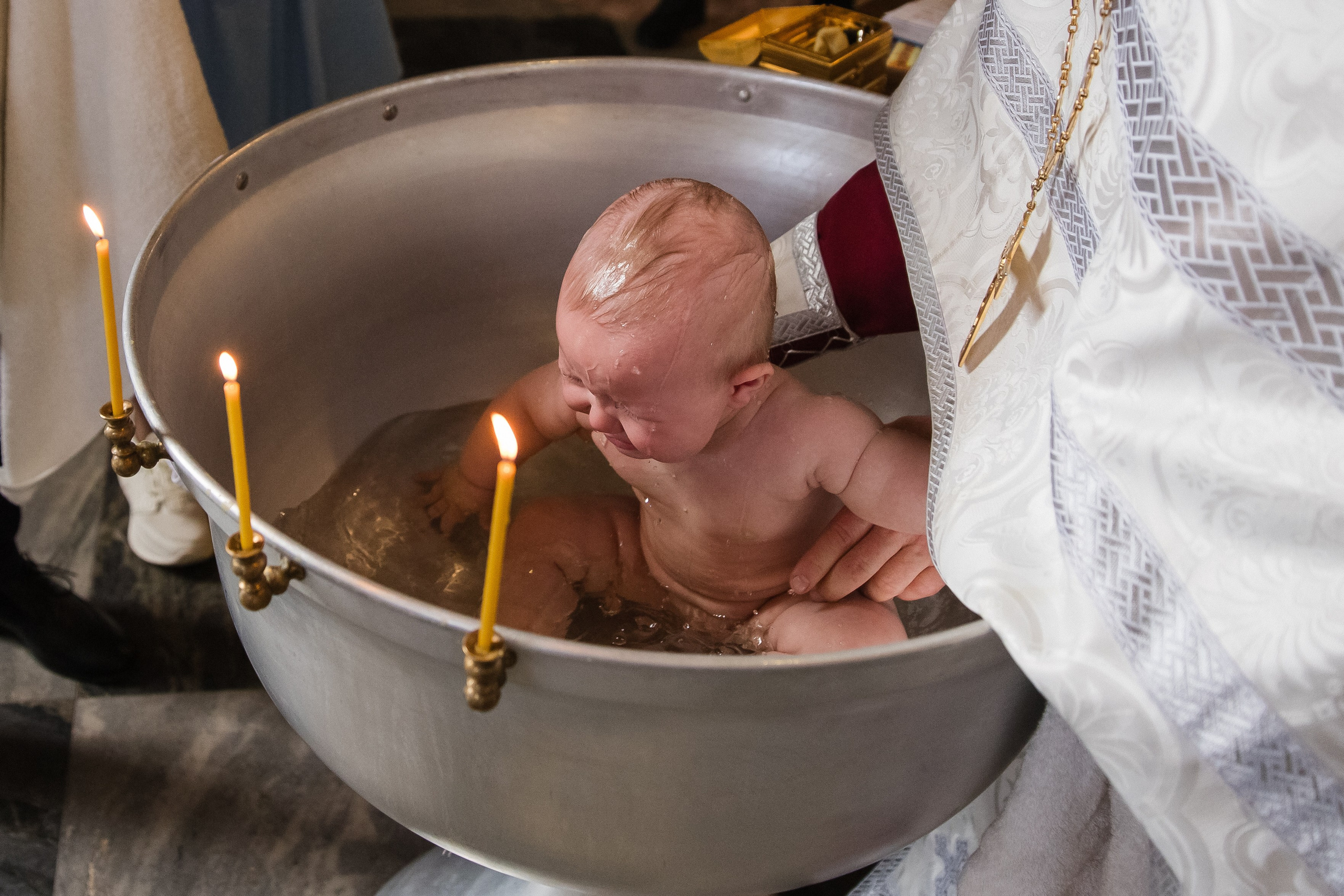 Таинство крещения. Фотограф в спб Александр Потапов