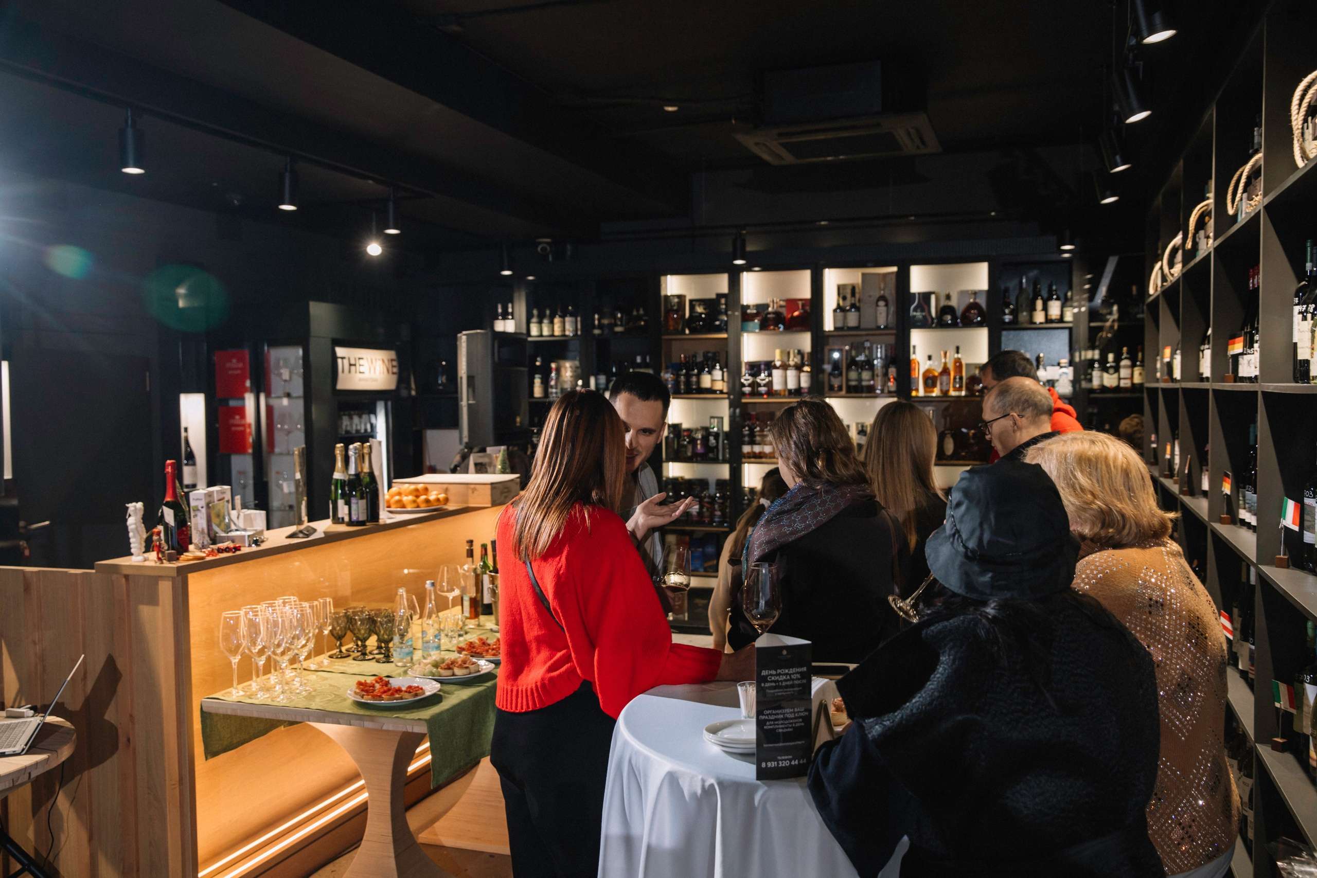 Открытие винотеки «THE WiNE». Фотограф в спб Александр Потапов