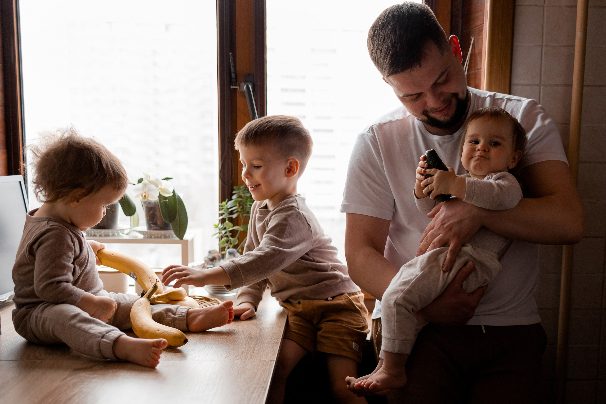 Николай, Ирина, Денис, Вика, Ника. Фотограф беременности и материнства в Москве Мария Менендес-Гонсалес