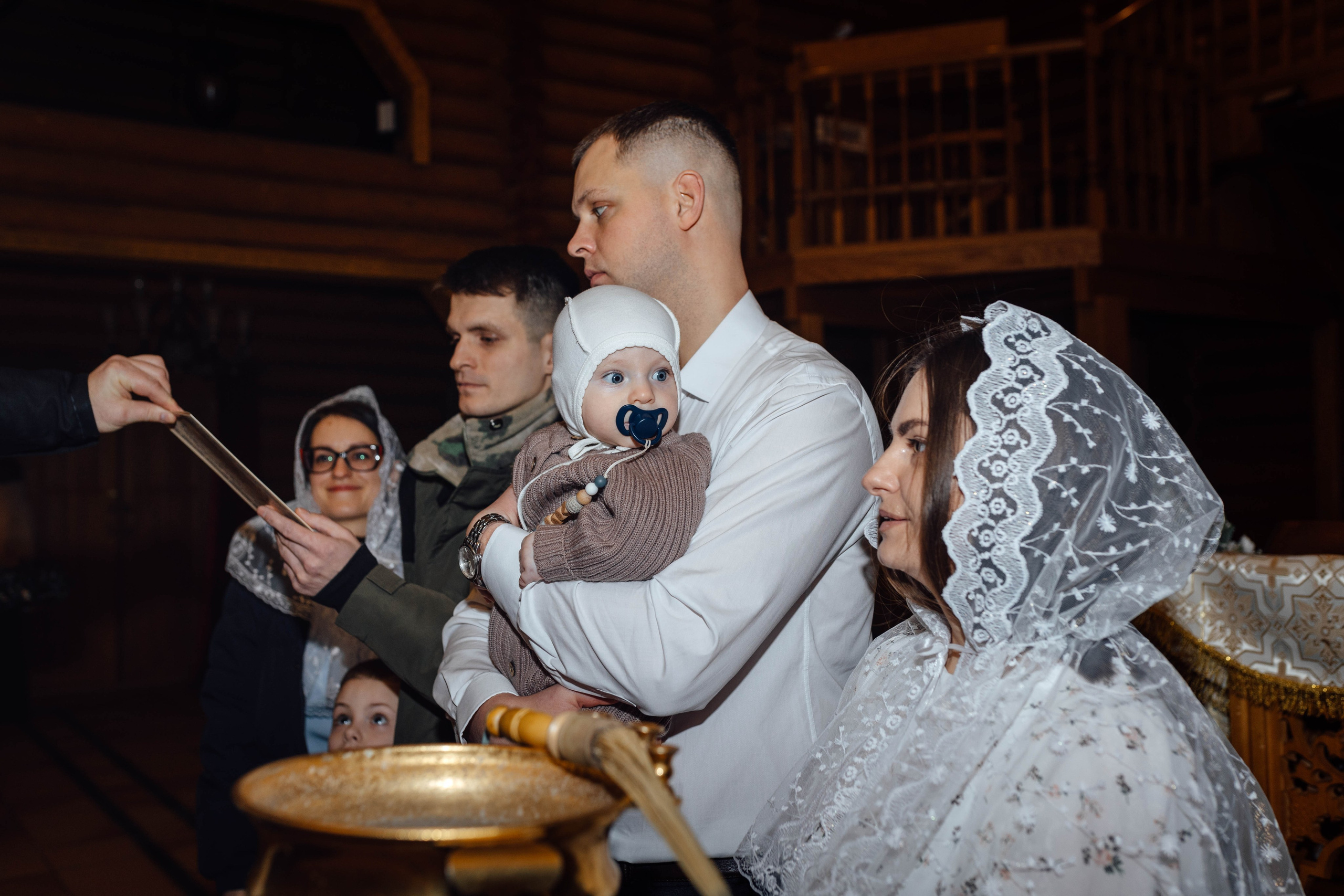 Крещение Матвея, храм Святой Троицы, декабрь 2025